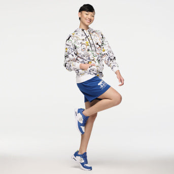 Zumba X Peanuts Men's Knit Short - Blue