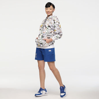 Zumba X Peanuts Men's Knit Short - Blue