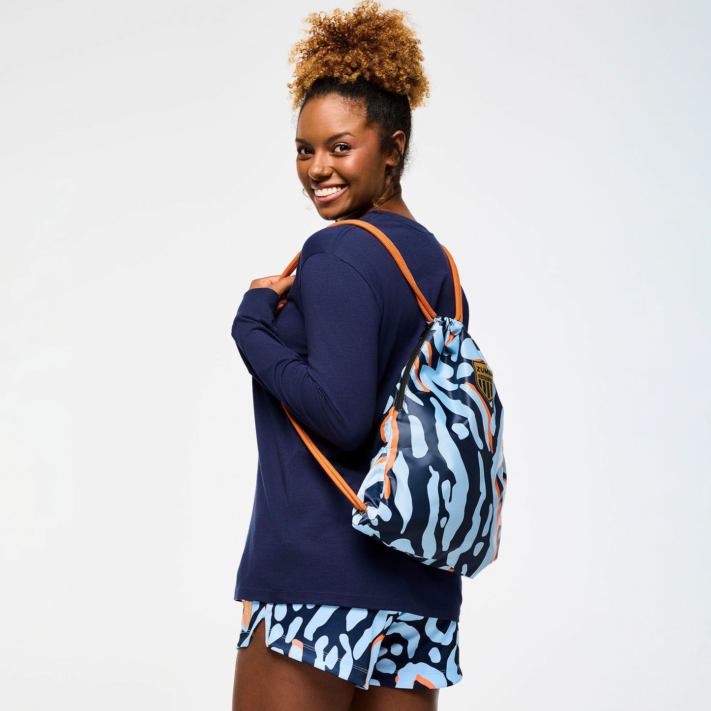 Victory Drawstring Bag - Blue