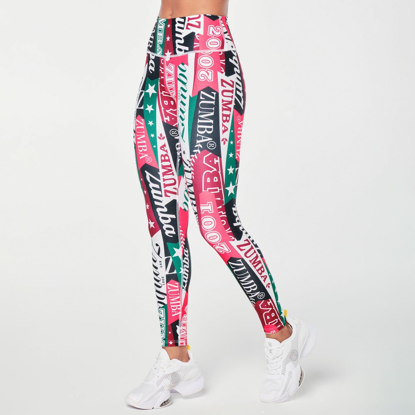 Zumba Prep High Waisted Ankle Leggings - Very Verde