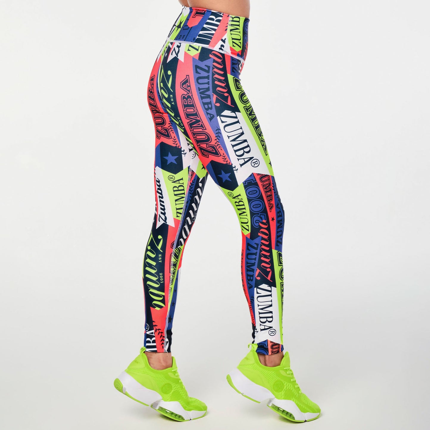 Zumba Prep High Waisted Ankle Leggings - Periwinkle