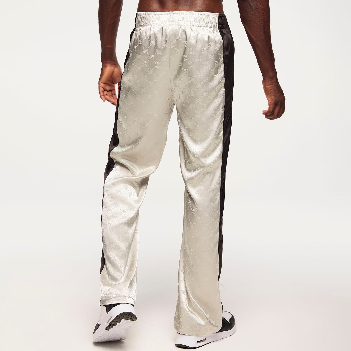 Zumba Runway Straight Leg Track Pants - Silver