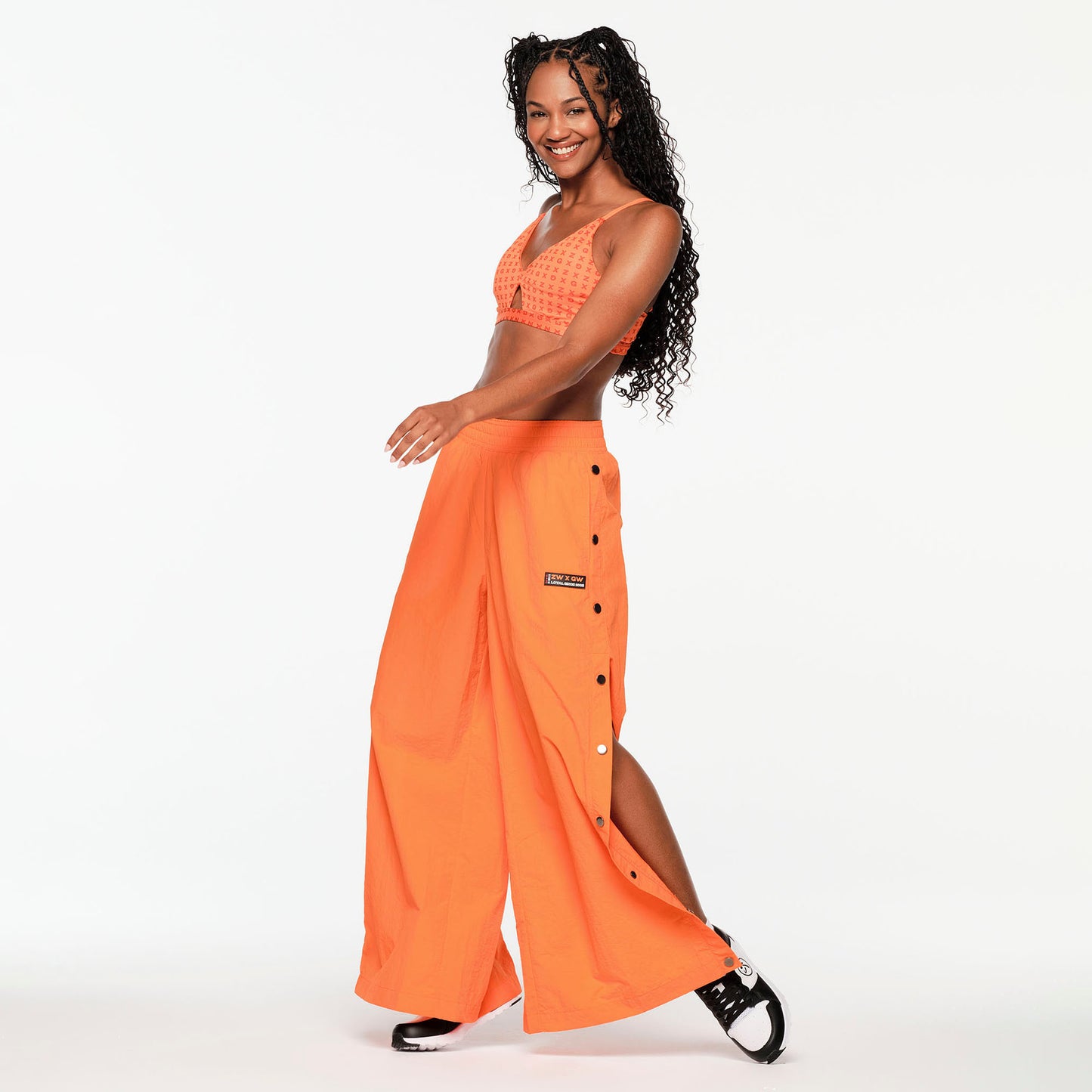 ZW X GW Wide Leg Pants With Side Snaps