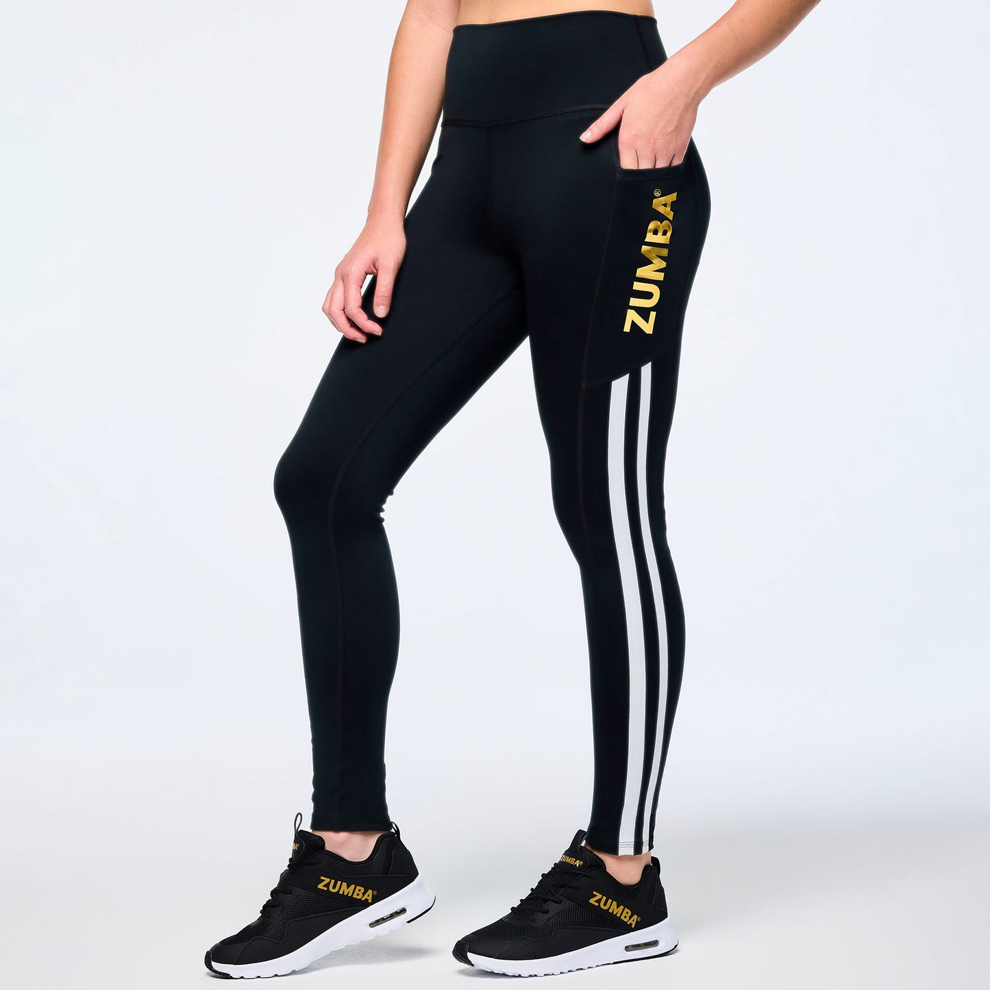 Victory Ankle Leggings With Pockets - Bold Black