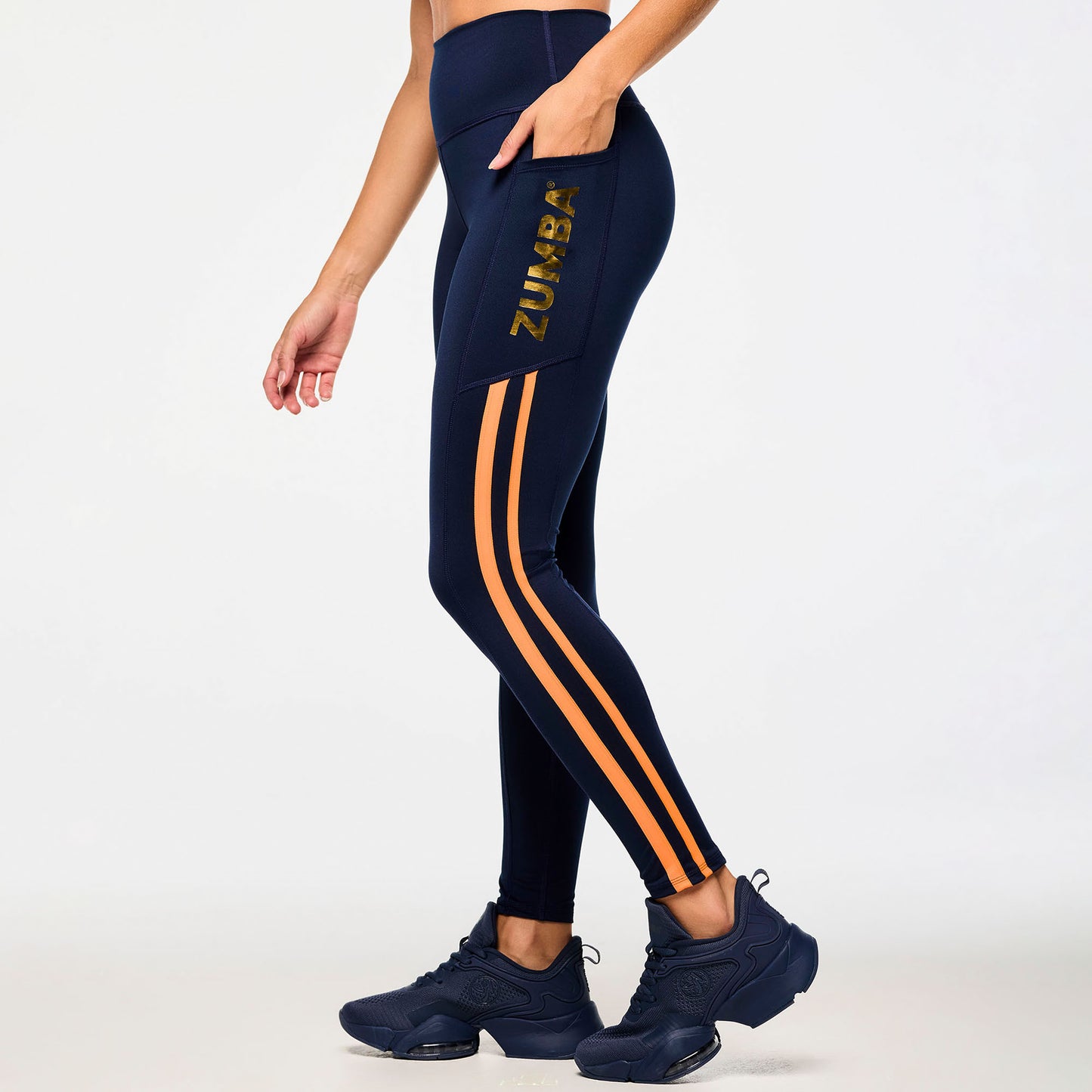 Victory Ankle Leggings With Pockets - Let's Go Indigo