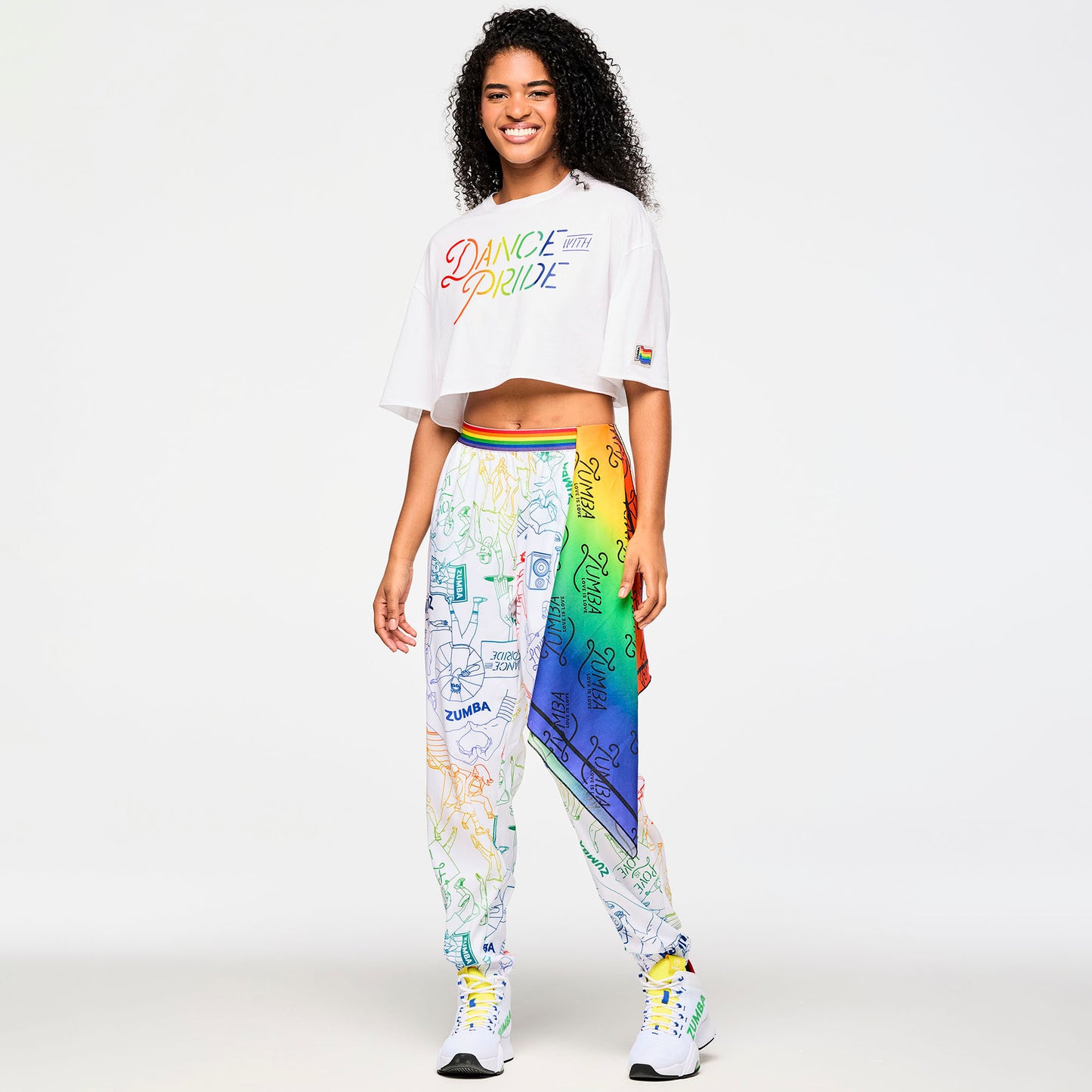 Zumba Elastic Waistband Slouch Woven Pants
