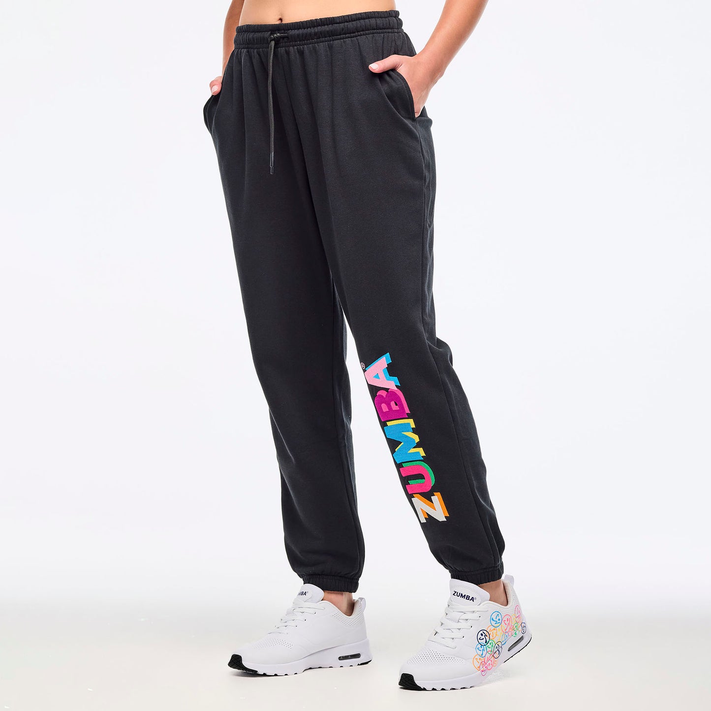 Zumba Multicolor Logo Slouch Sweatpants