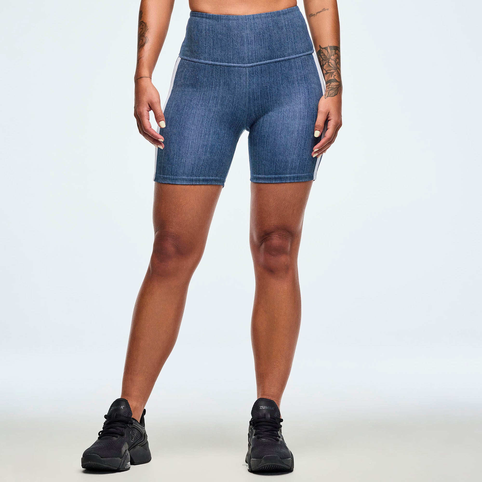 新品☆ZUMBA XSサイズ Roller Glam High Waisted Biker Shorts Sunflower バイカー ショーツ Zumba Fun + Sunshine High Waisted Biker Shorts - Purple Pop ~ XS