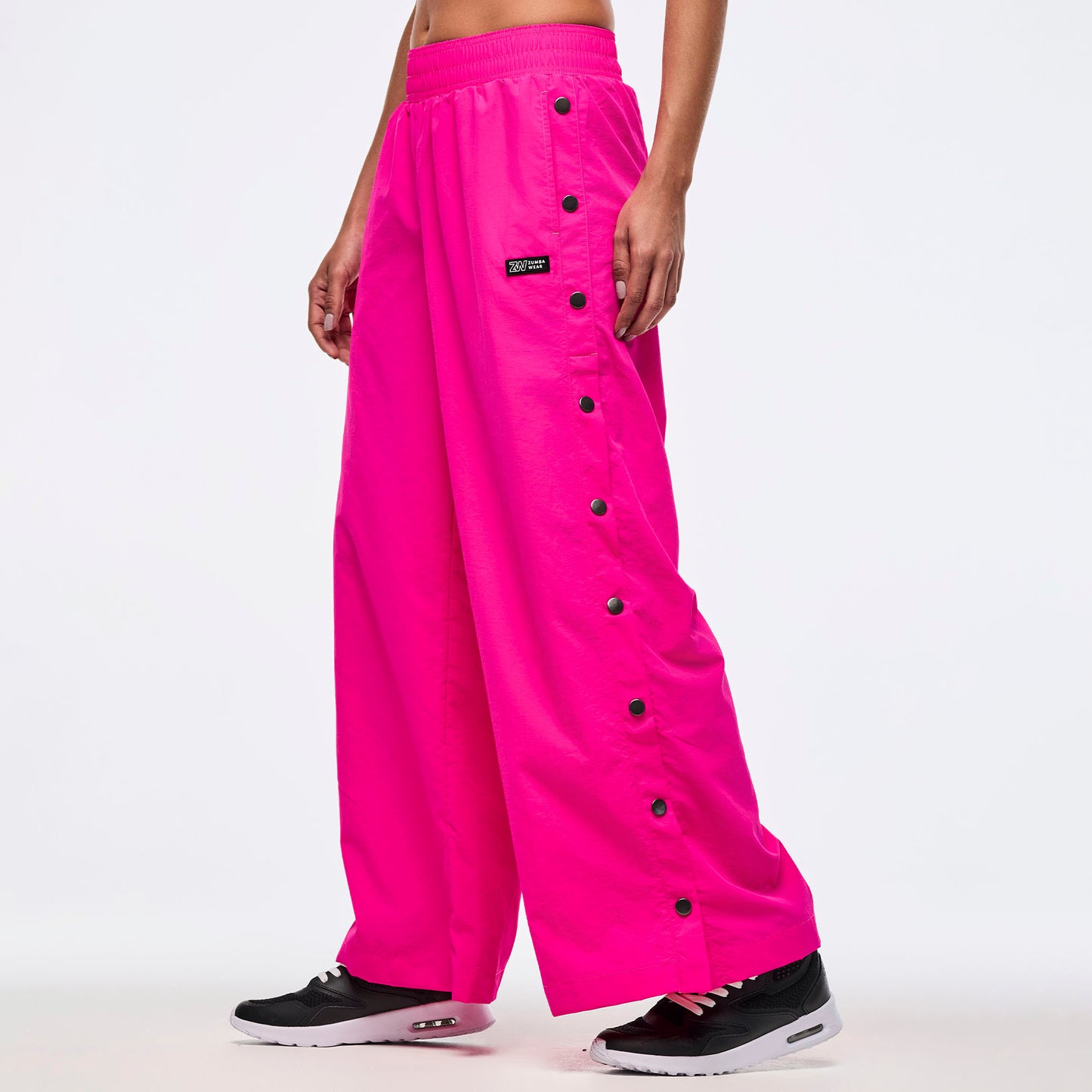 Zumba Libre Wide Leg Trousers w Side Snaps