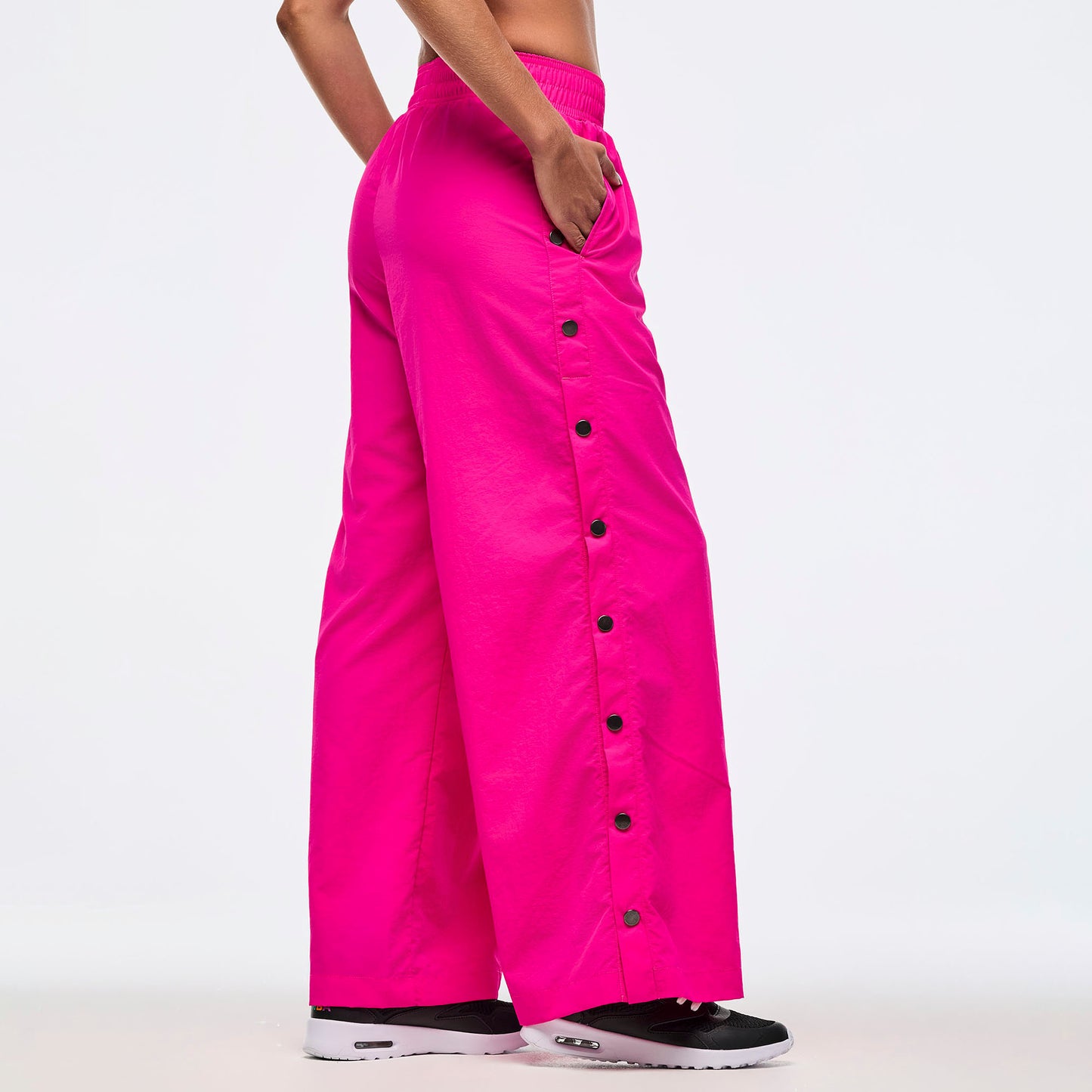 Zumba Libre Wide Leg Trousers w Side Snaps