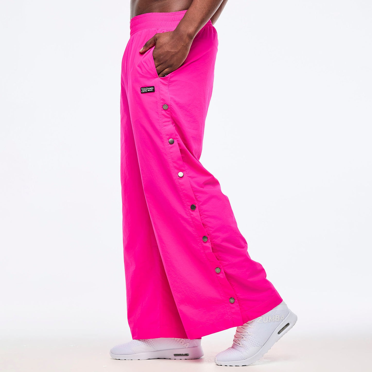 Zumba Libre Wide Leg Trousers w Side Snaps