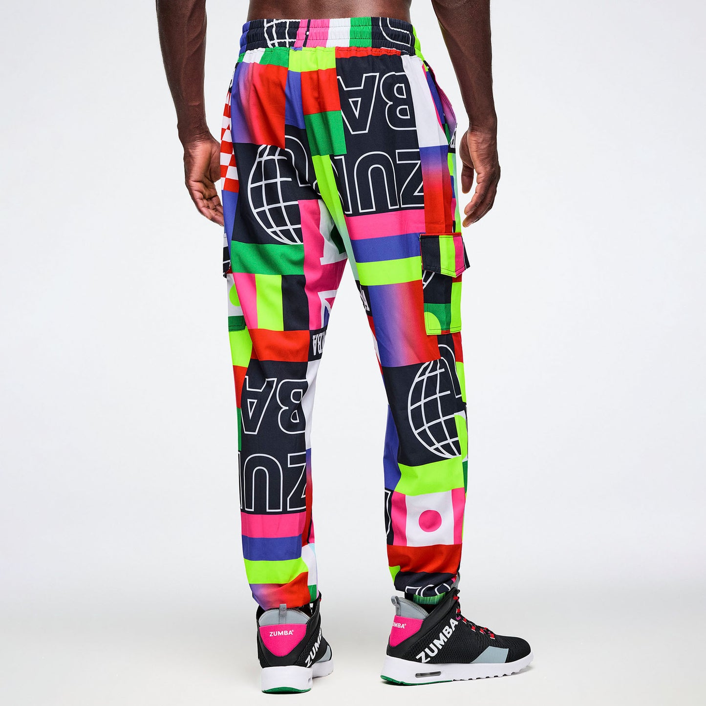 Worldwide Cargo Pants - Red/Blue Z1B000797
