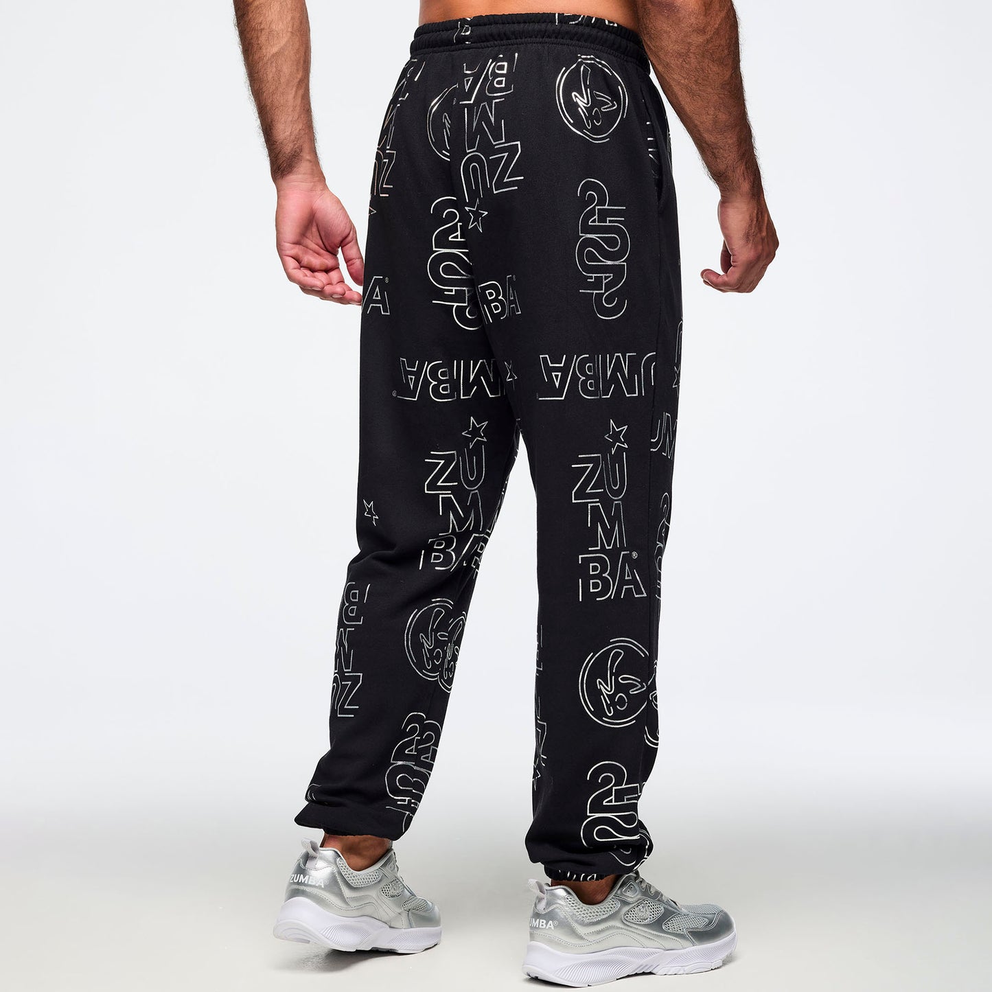 Zumba 25 Slouch Sweatpants - Black/Silver Z1B000817
