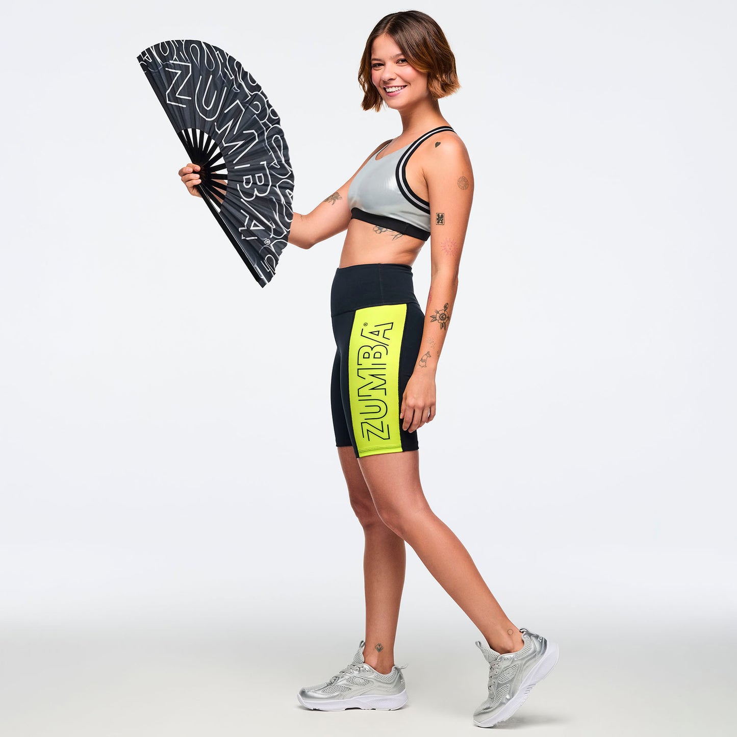 Zumba 25 High Waisted Biker Shorts Z1B000818