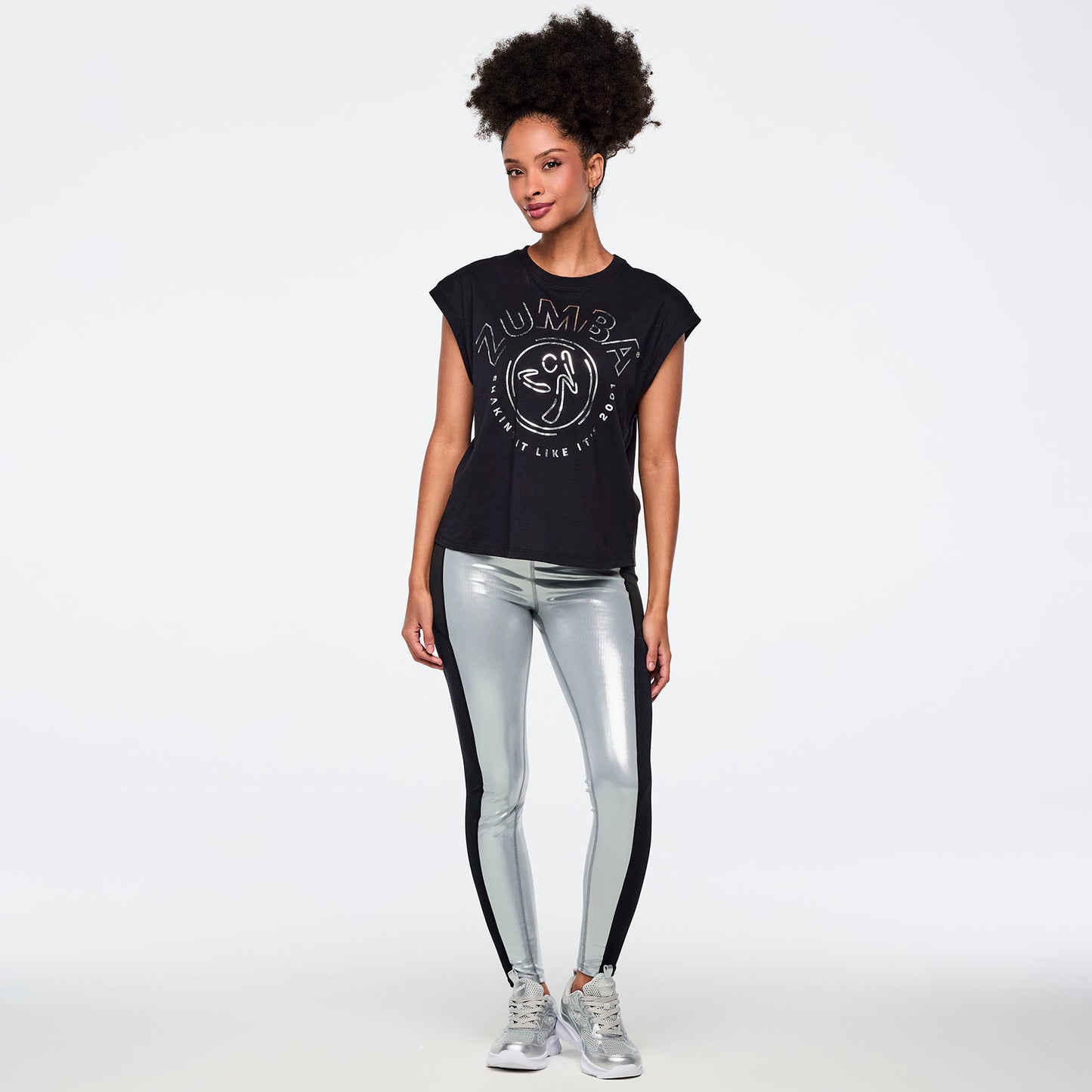 Zumba 25 High Waisted Ankle Leggings With Inserts Z1B000884