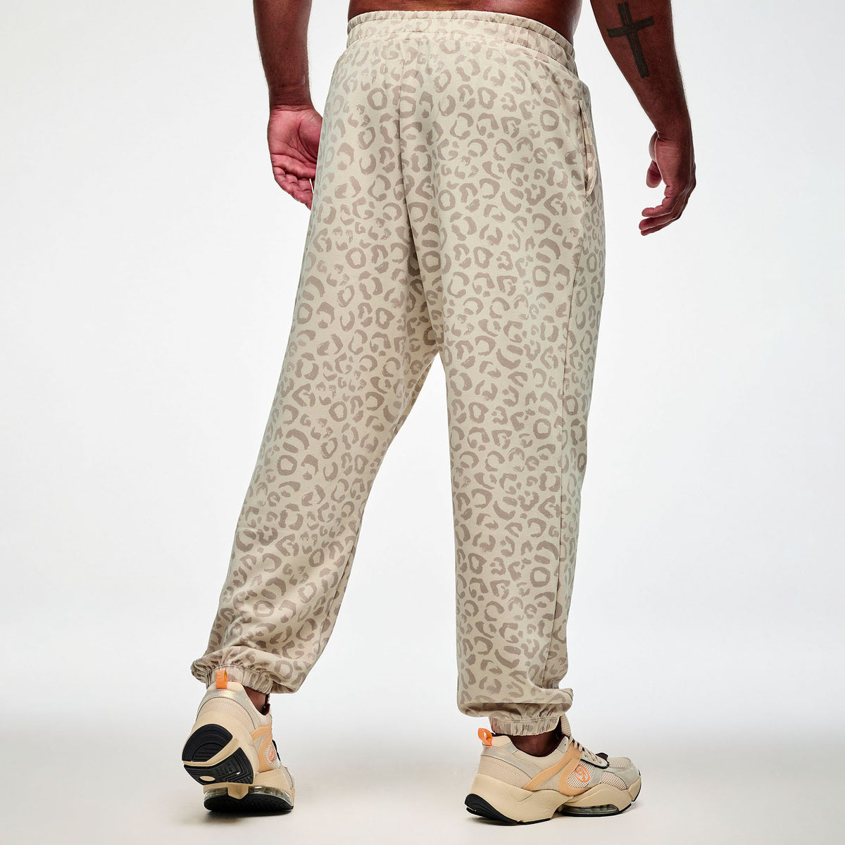 Zumba Modal Knit Slouch Cargo Pants - Beige/Tonal