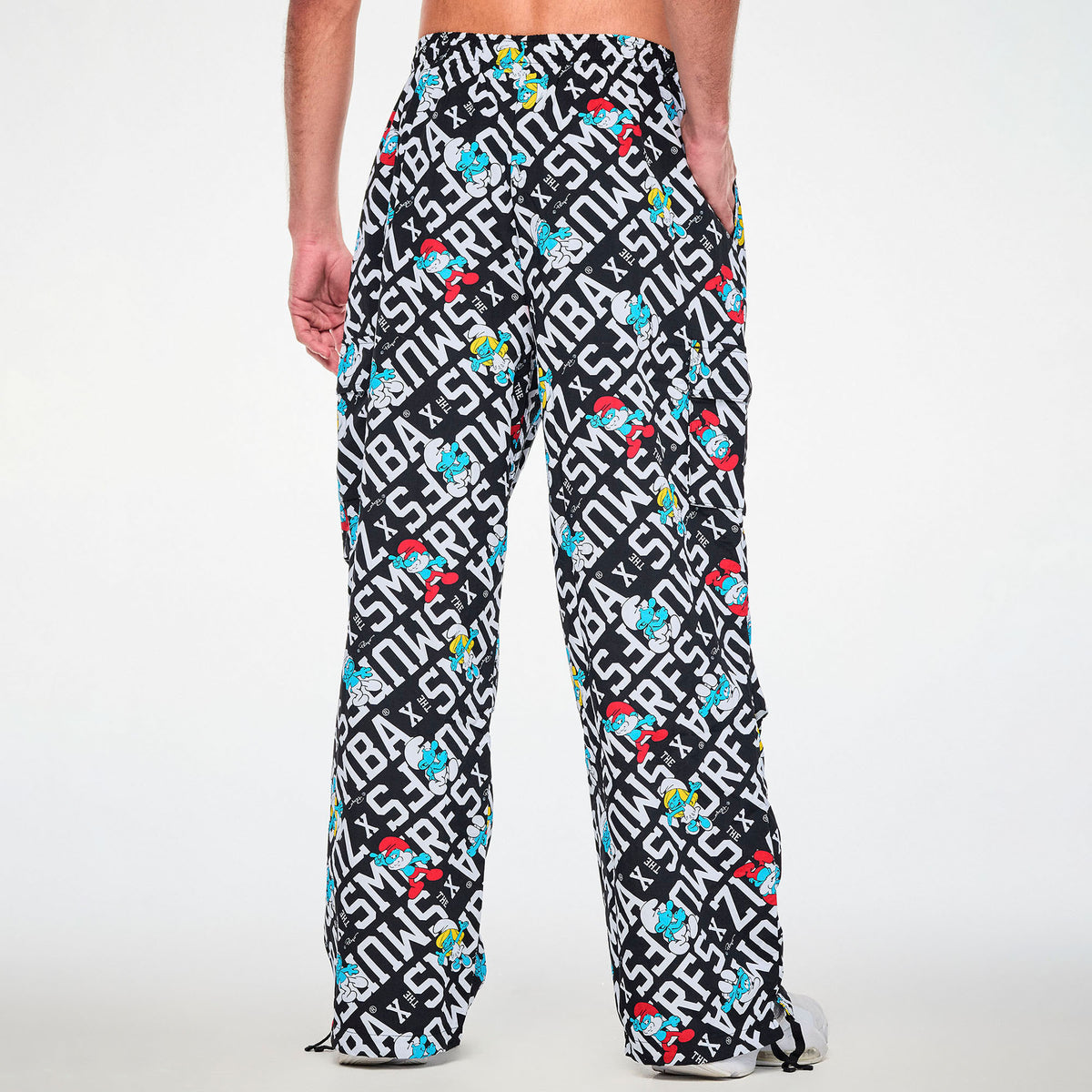Zumba X The Smurfs Woven Oversized Cargo Pants