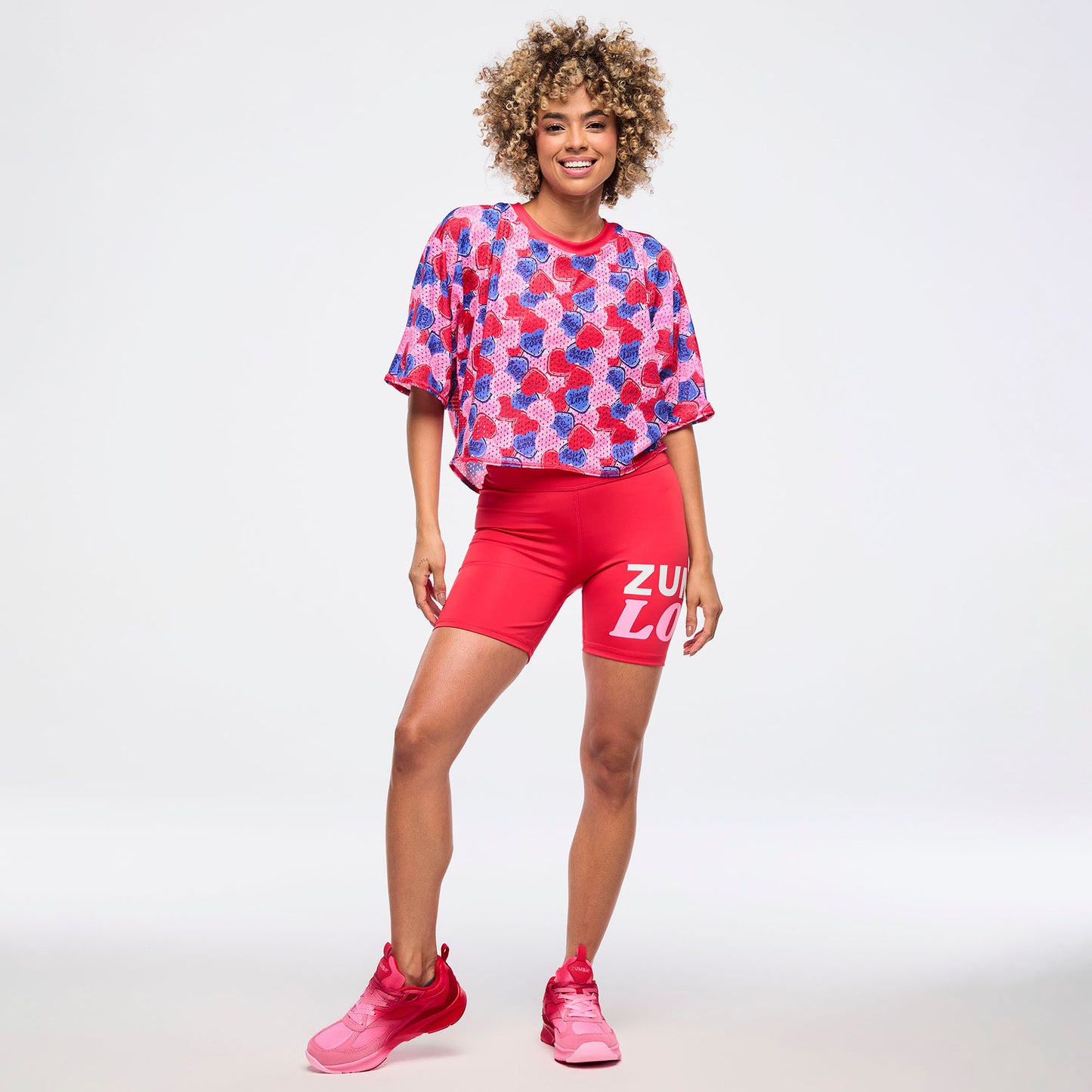 Zumba Love Boxy Dolman Crop Top