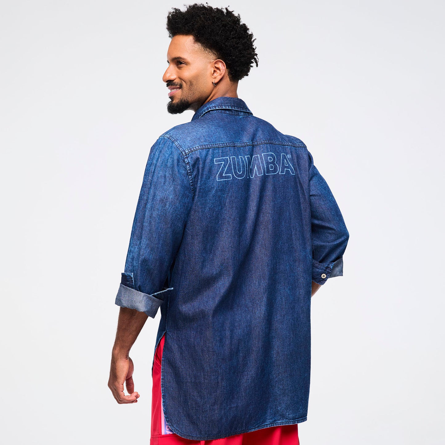 Zumba Love High-Low Button Down