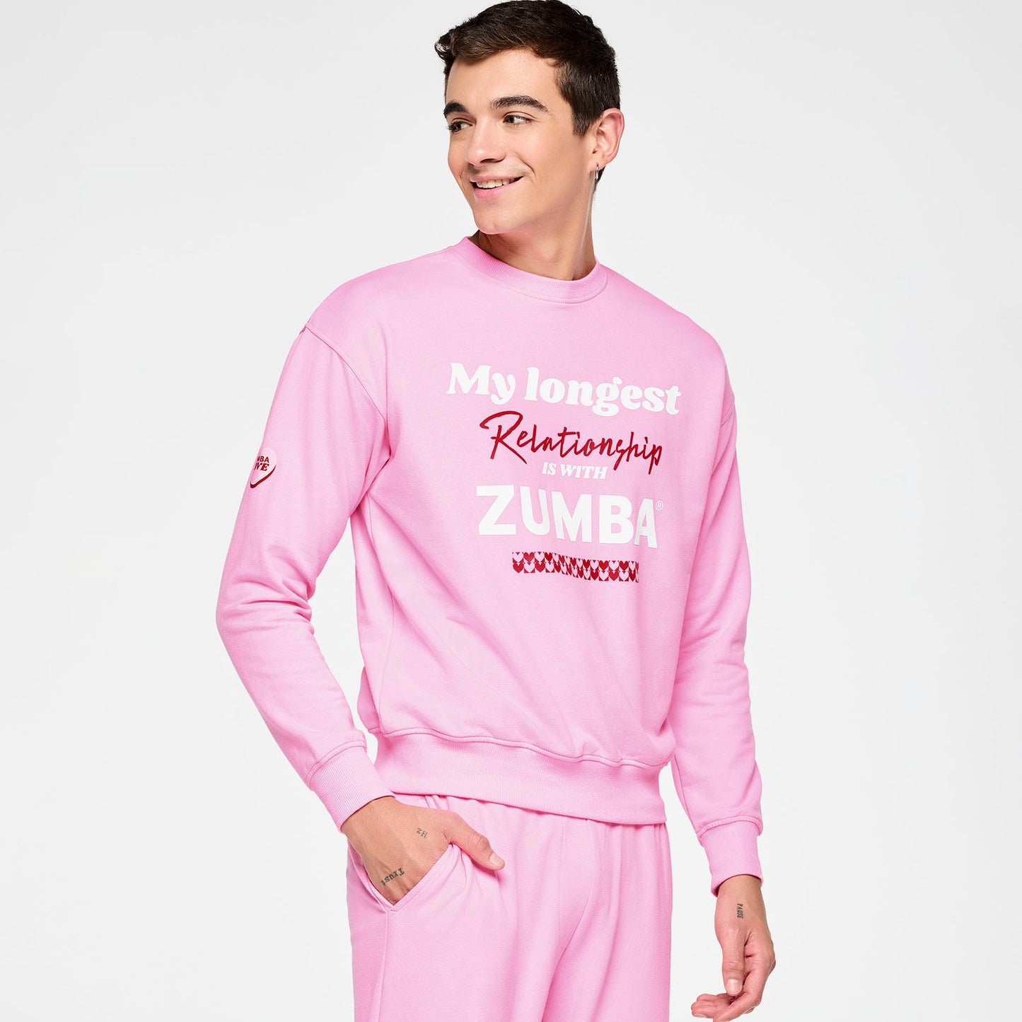 Zumba Love Oversized Pullover Sweatshirt