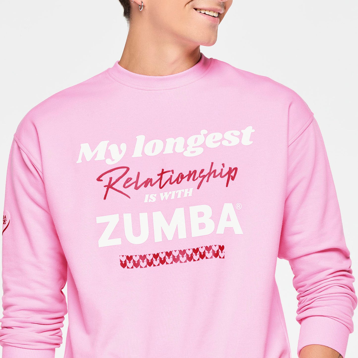 Zumba Love Oversized Pullover Sweatshirt