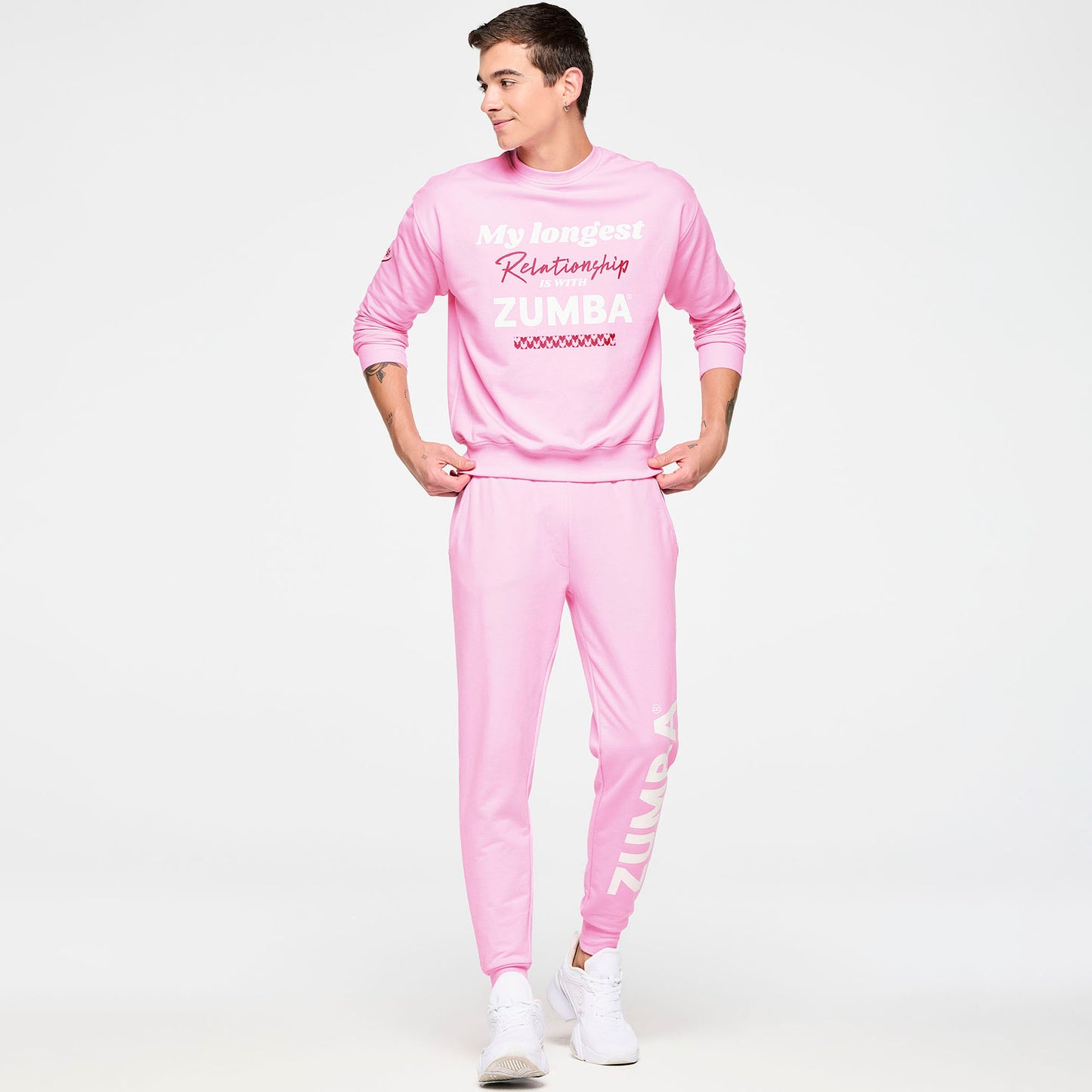 Zumba Love Oversized Pullover Sweatshirt