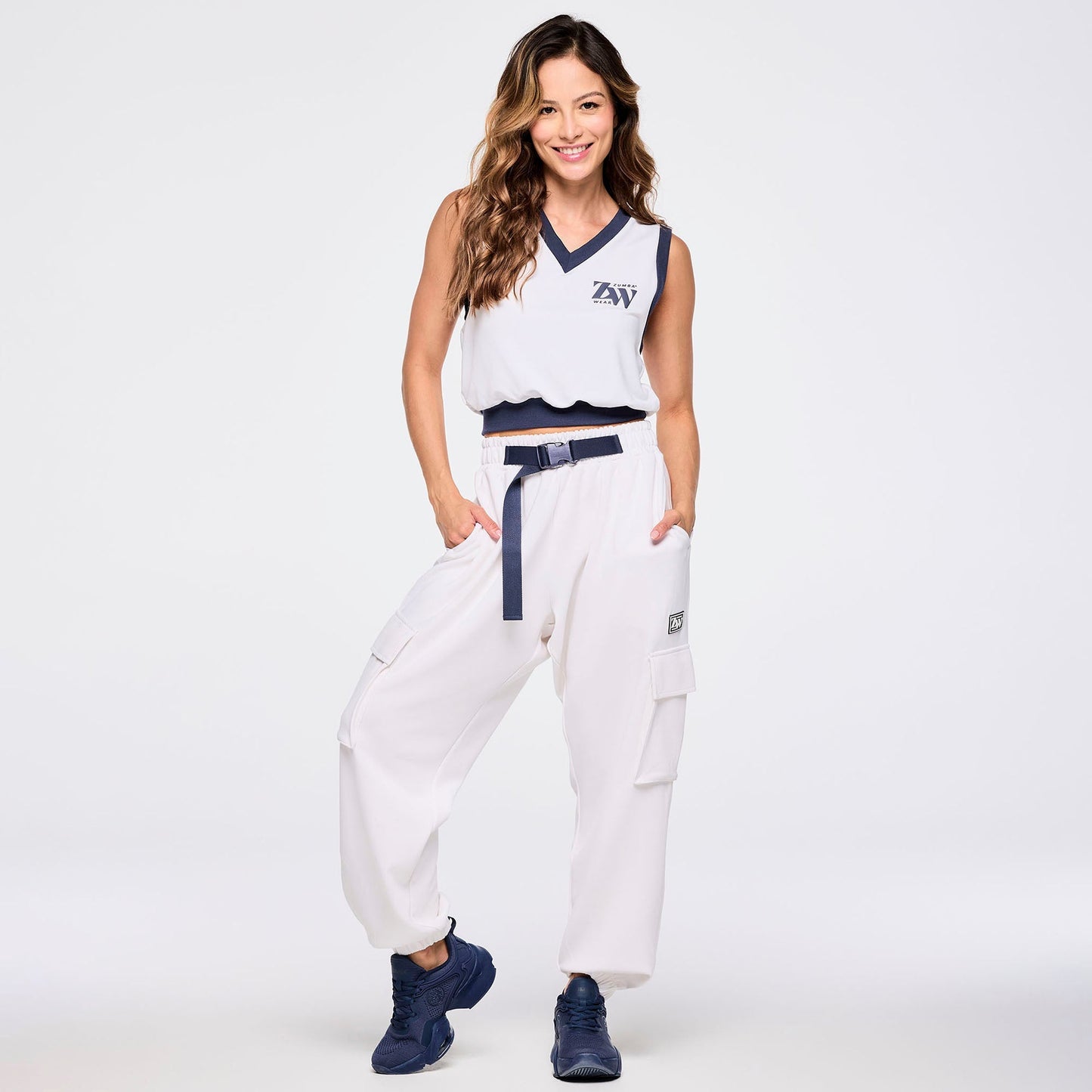 Zumba Out Loud Crop Sweatshirt Vest