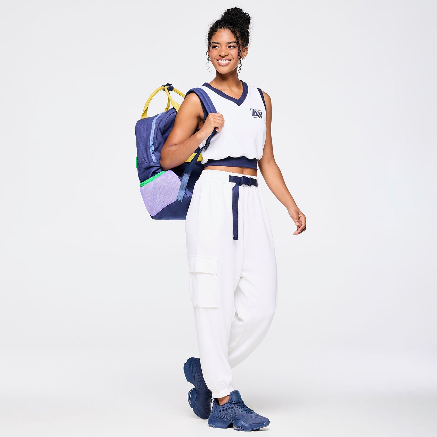 Zumba Out Loud Crop Sweatshirt Vest