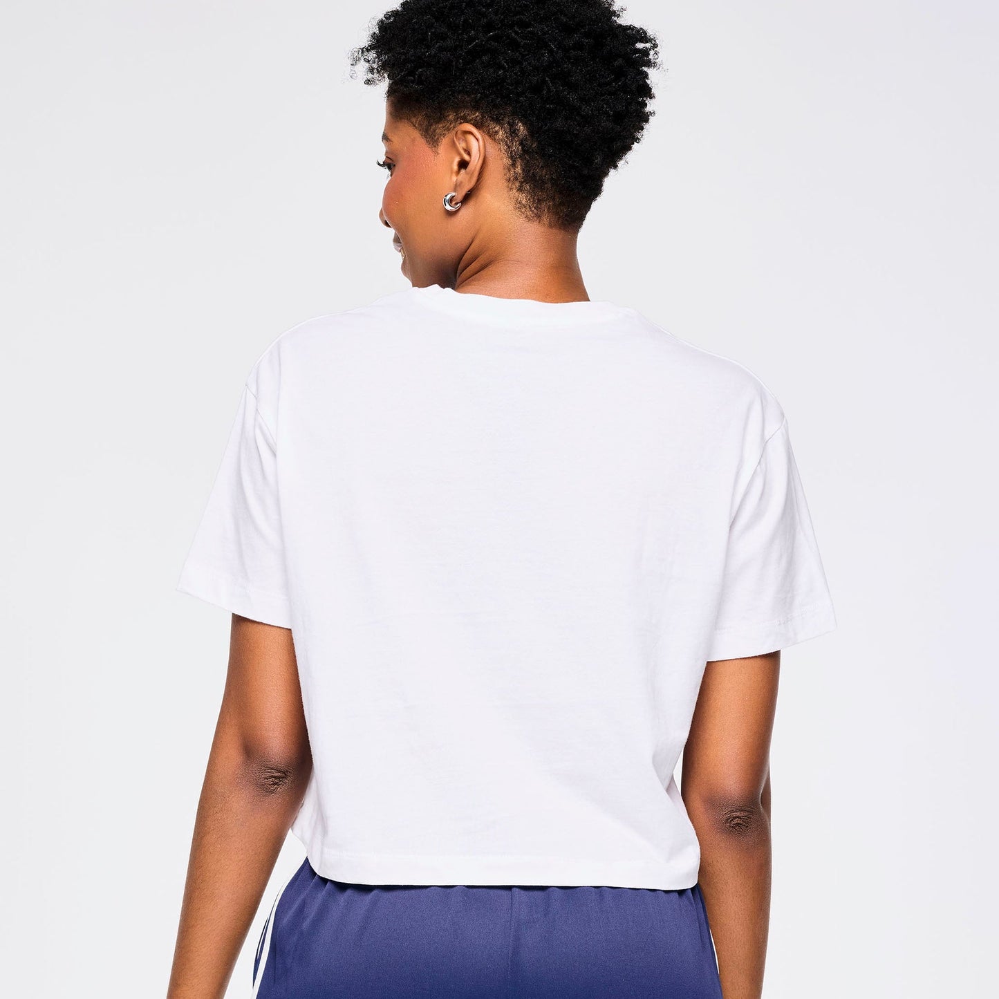 Zumba Out Loud Crew Neck Crop Top
