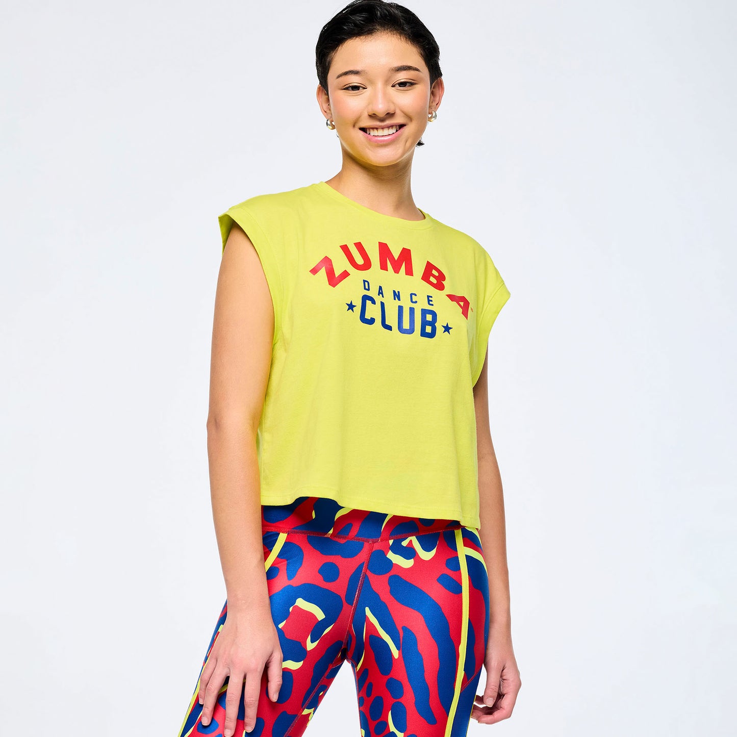 Victory Extended Shoulder Loose Tank - Lemon