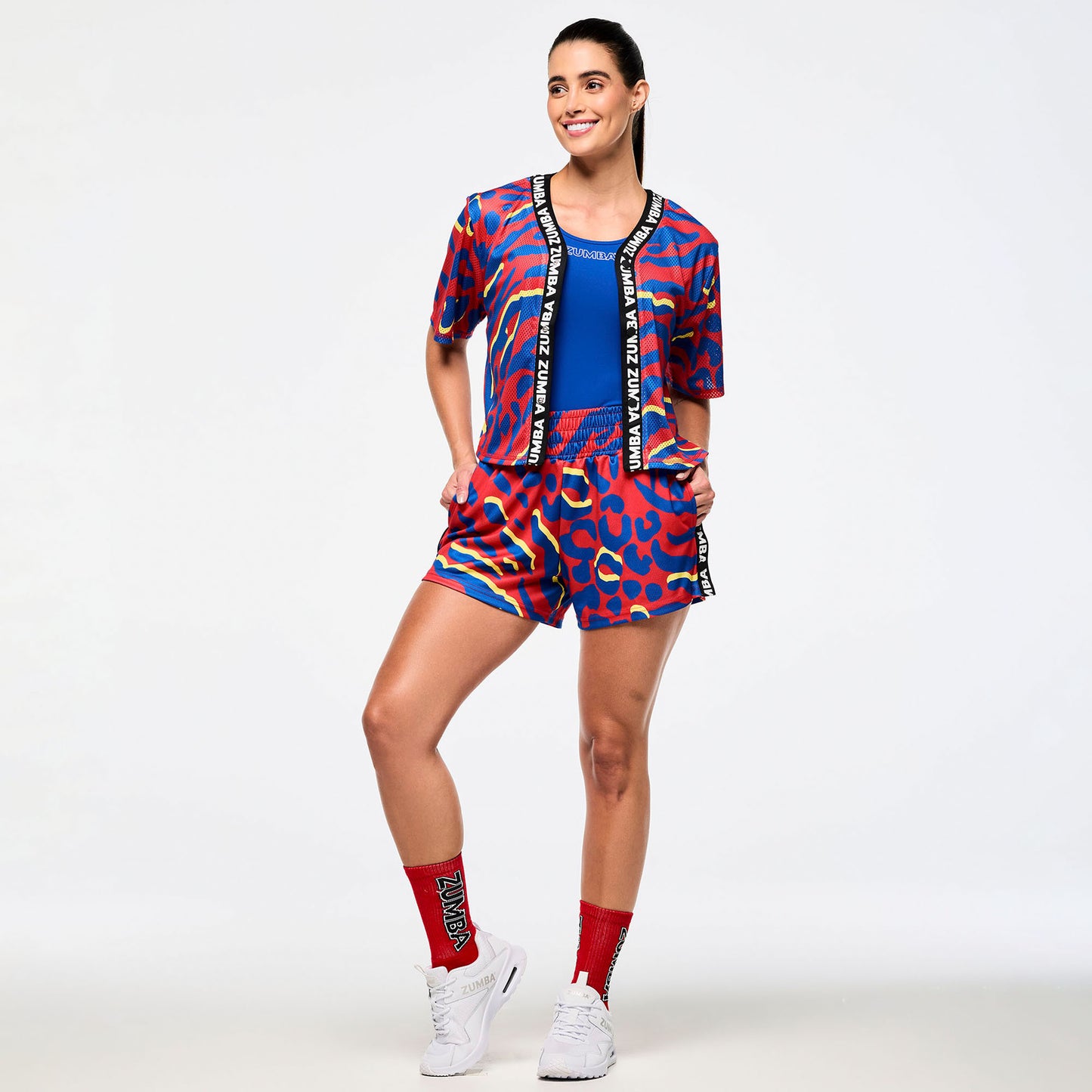 Victory Cropped Mesh Baseball Top
