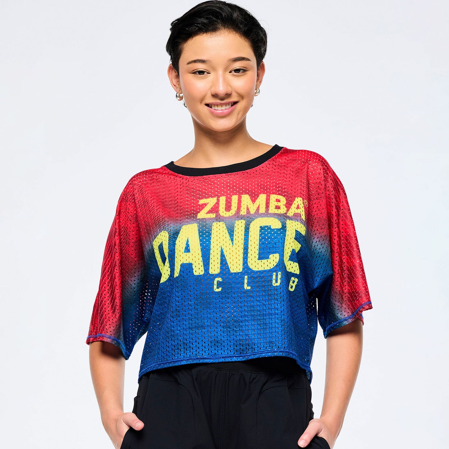 Victory Boxy Dolman Crop Top