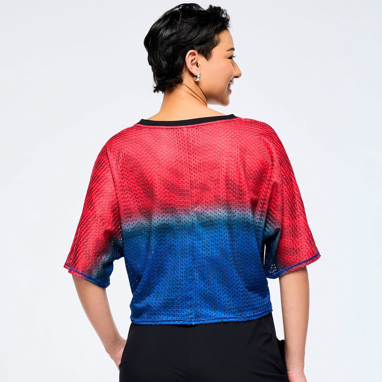 Victory Boxy Dolman Crop Top