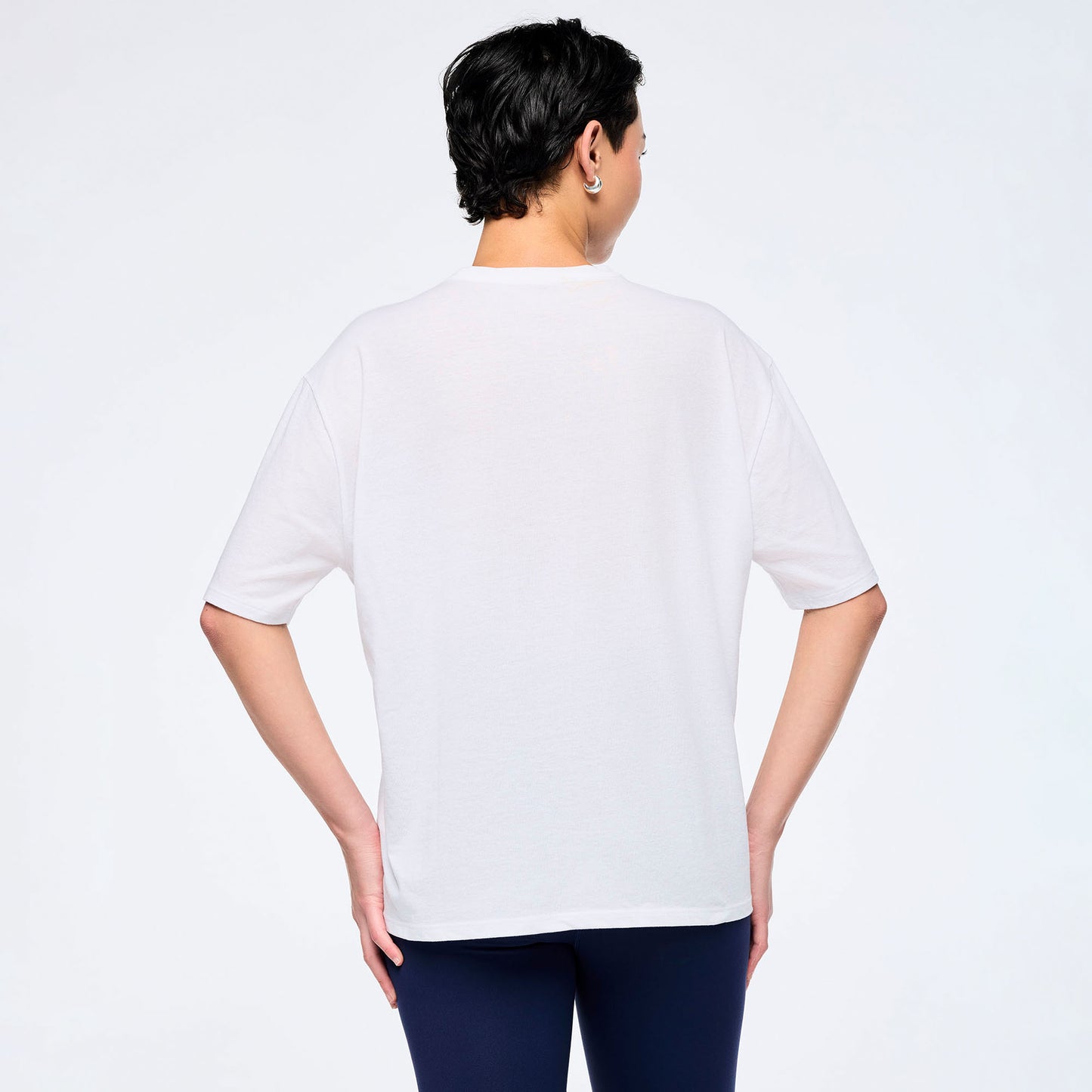 Victory Boxy Top With Turnback Hems