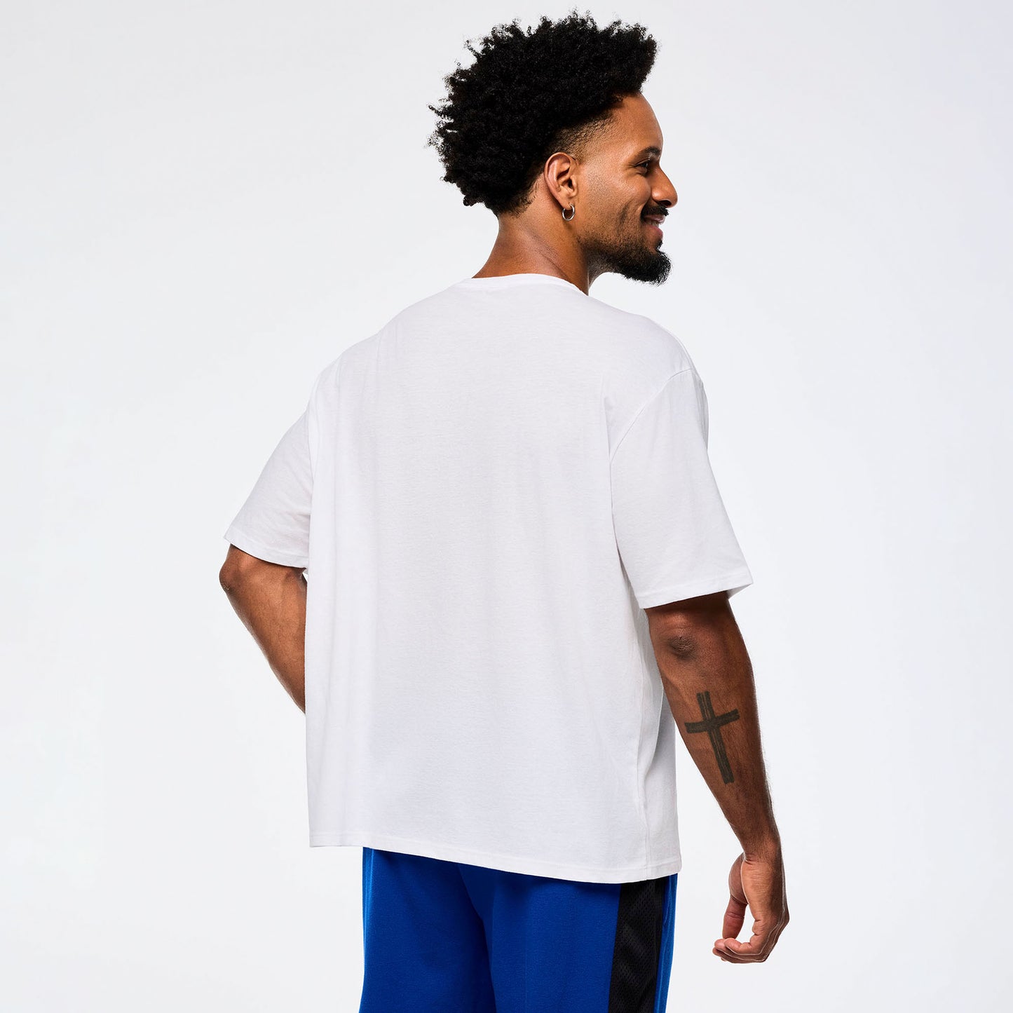 Victory Boxy Top With Turnback Hems