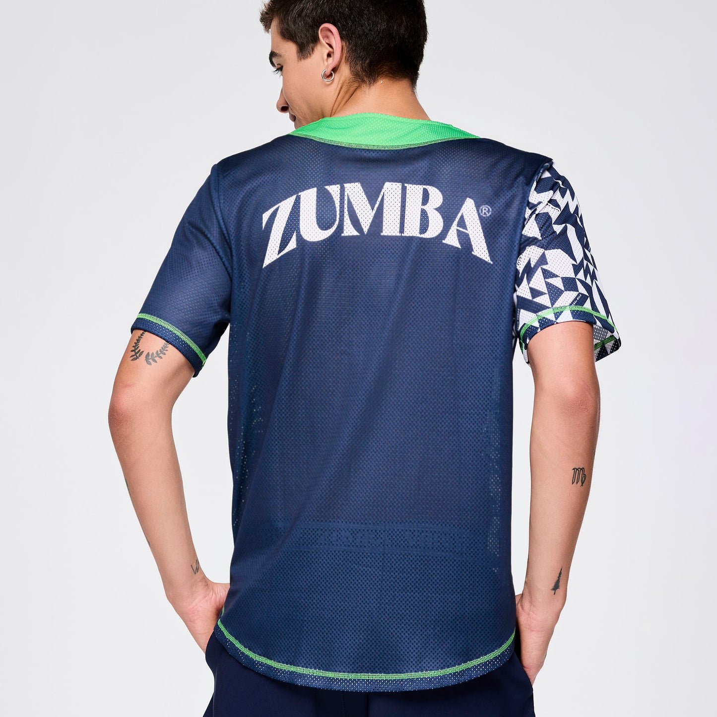 Zumba Out Loud Baseball Button Up Jersey