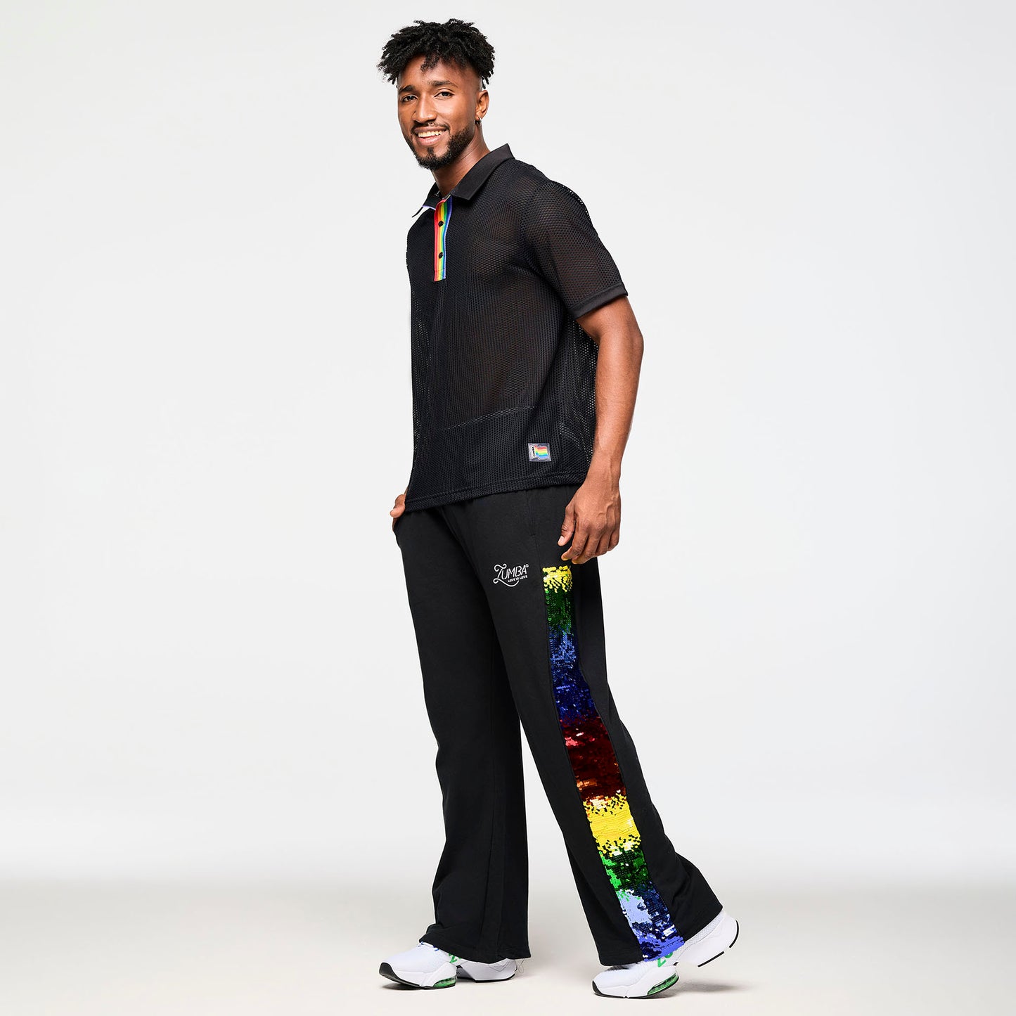 Zumba Oversized Mesh Polo