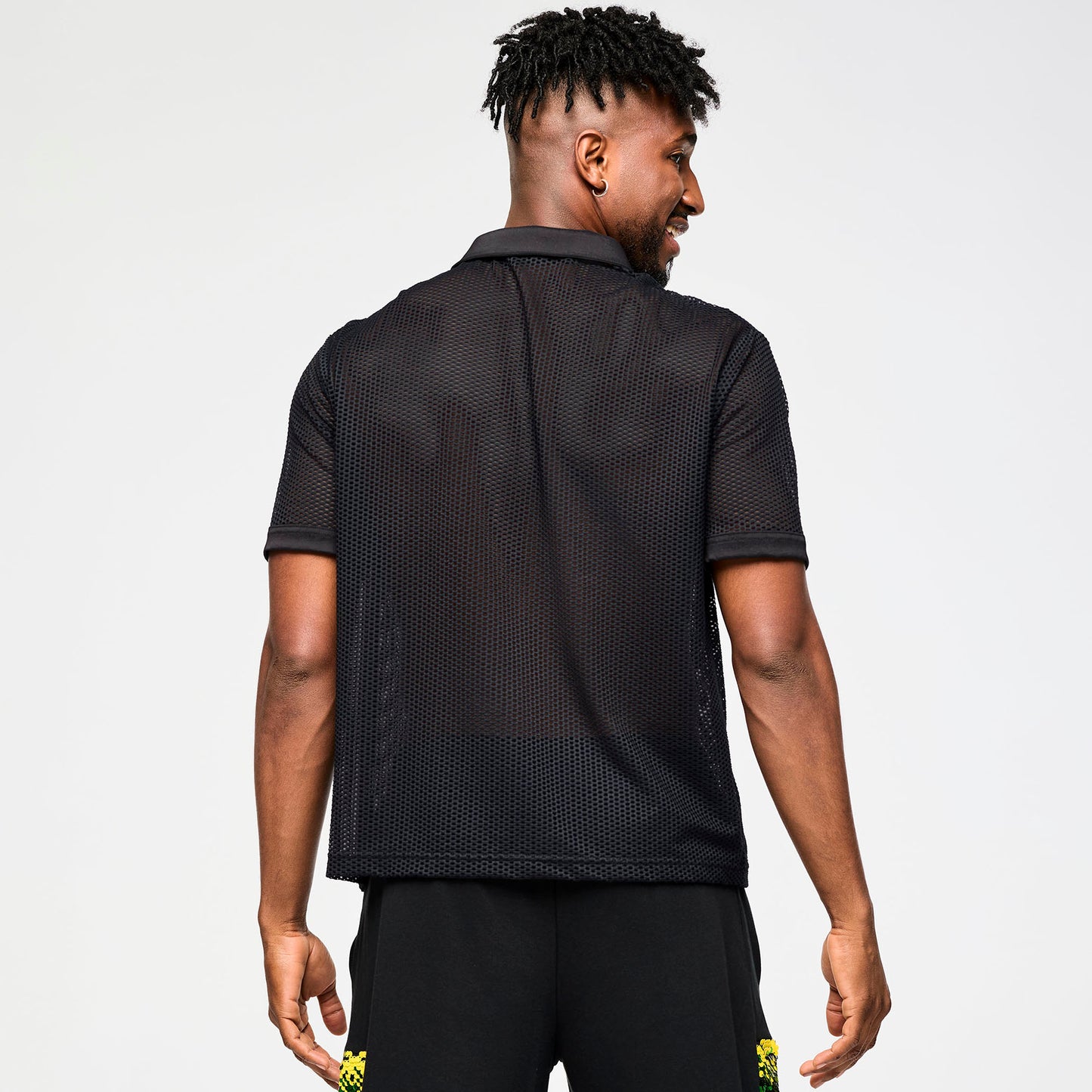 Zumba Oversized Mesh Polo