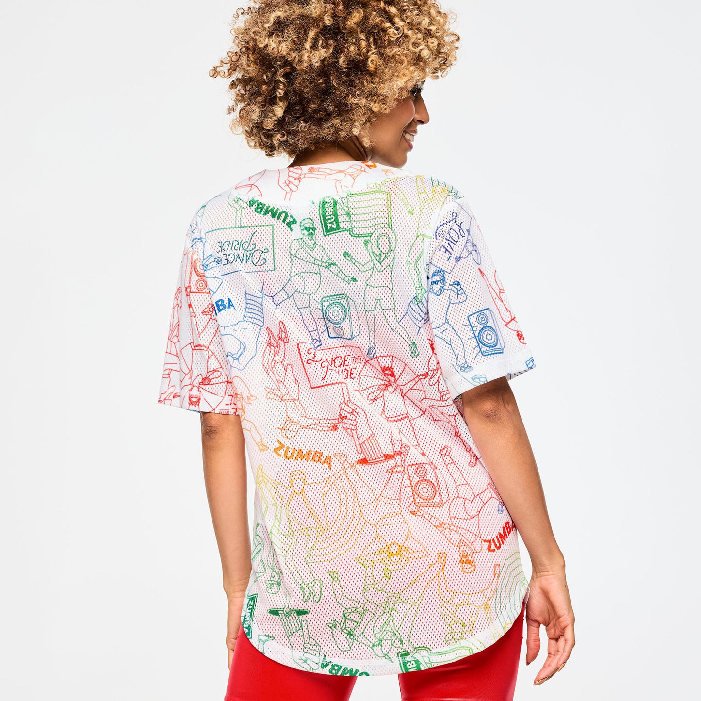 Zumba Baseball Button Up Jersey