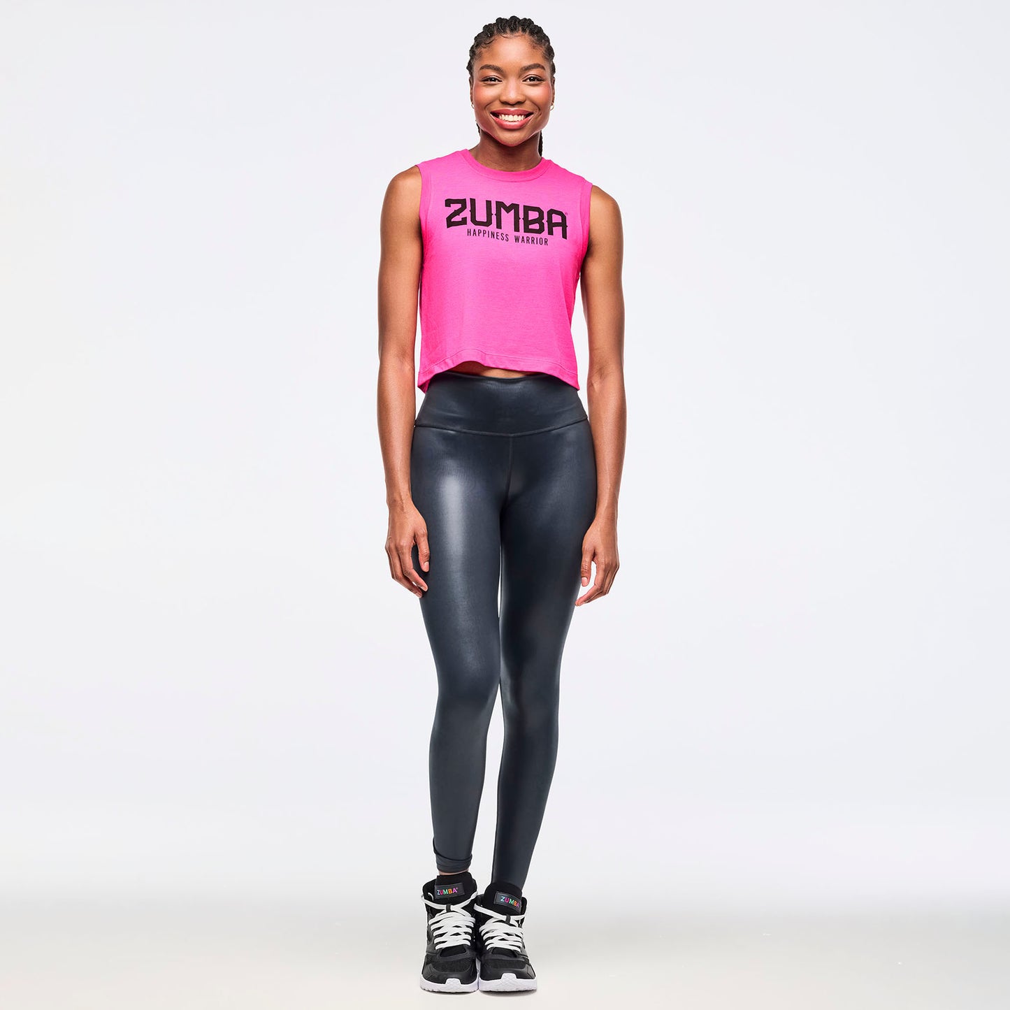 Zumba Libre Crew Neck Crop Tank