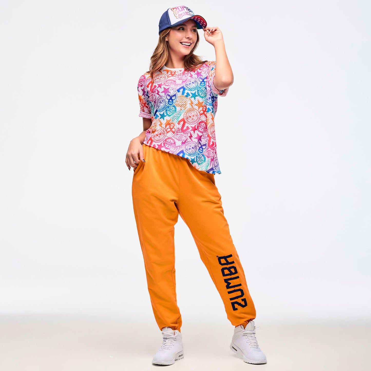 Zumba Libre Boxy Mesh Top With Side Slits