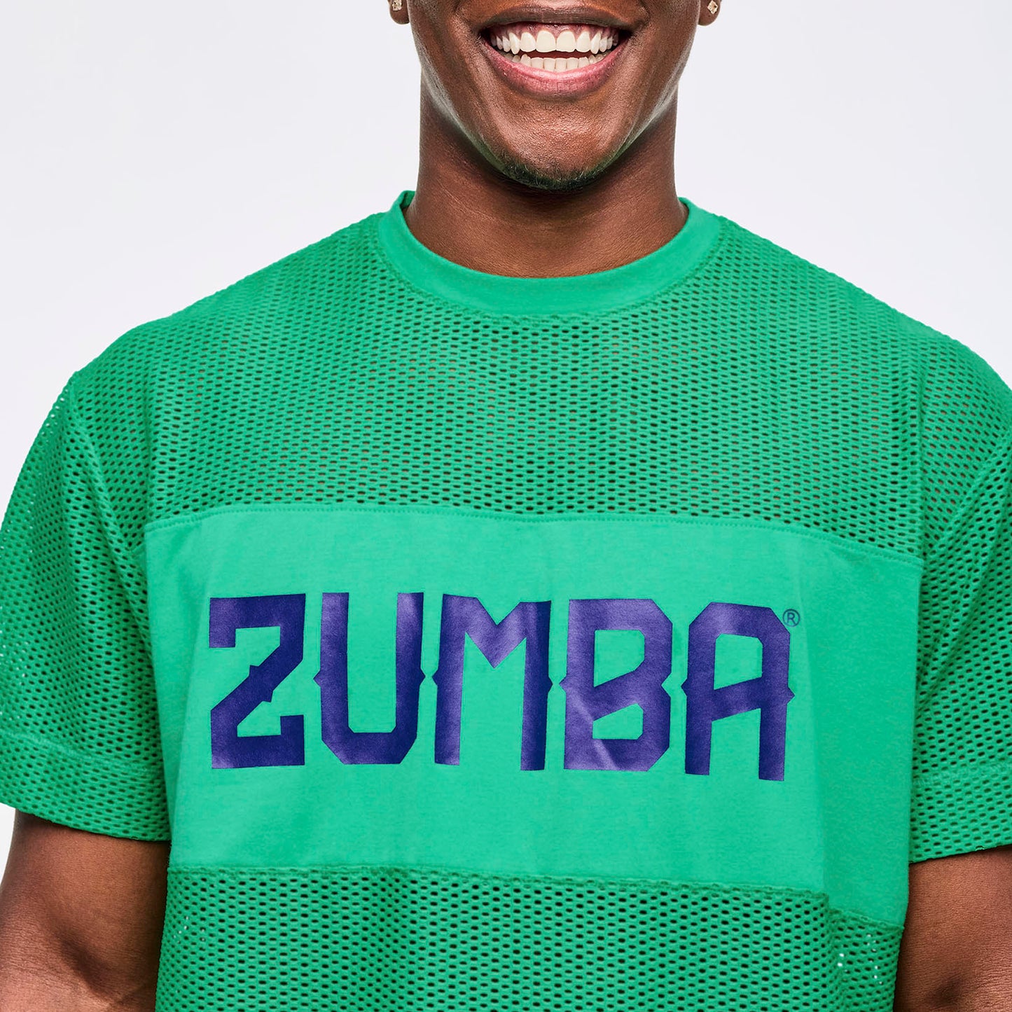 Zumba Libre Boxy Mesh Top - Groove With Me Green
