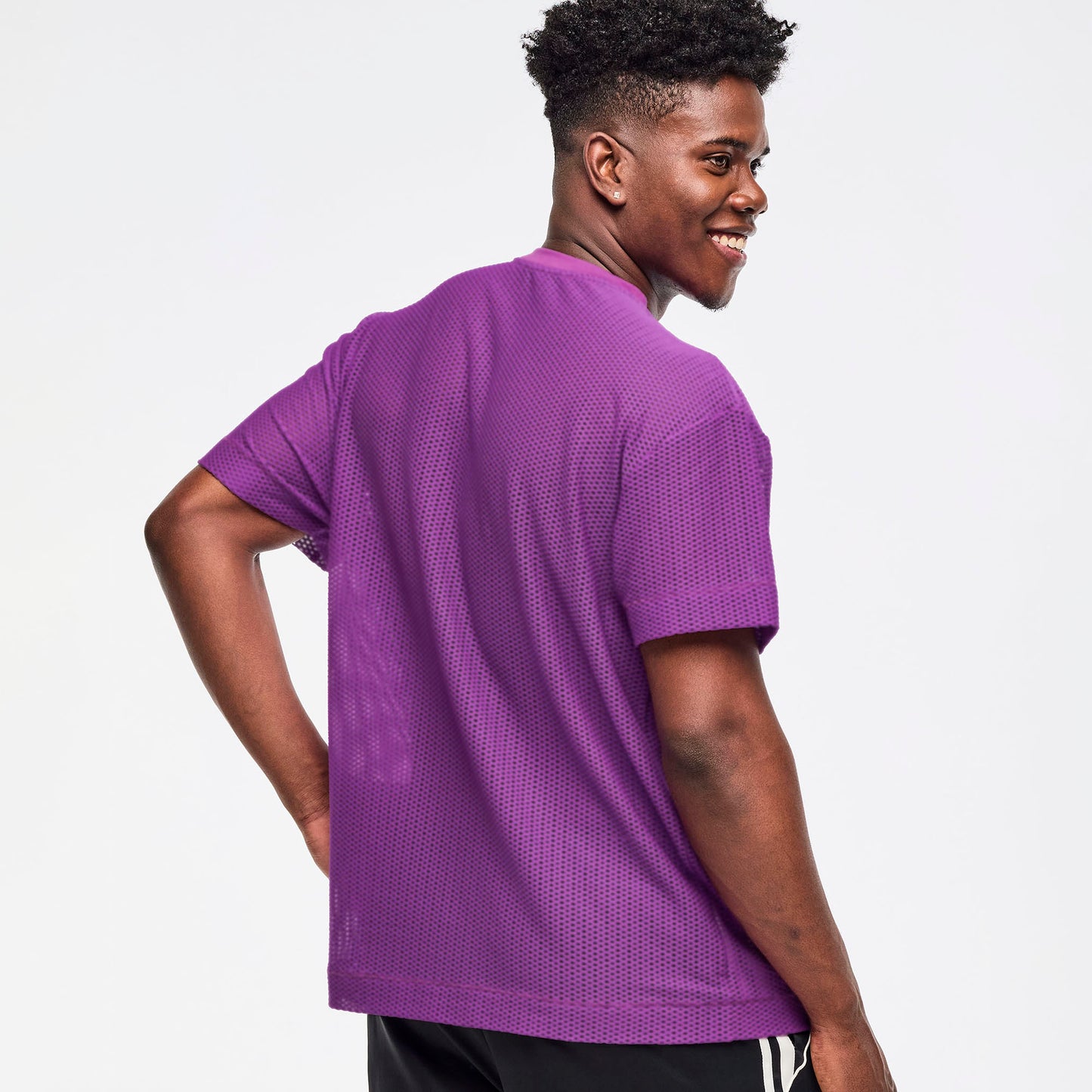 Zumba Libre Boxy Mesh Top - Purple Power