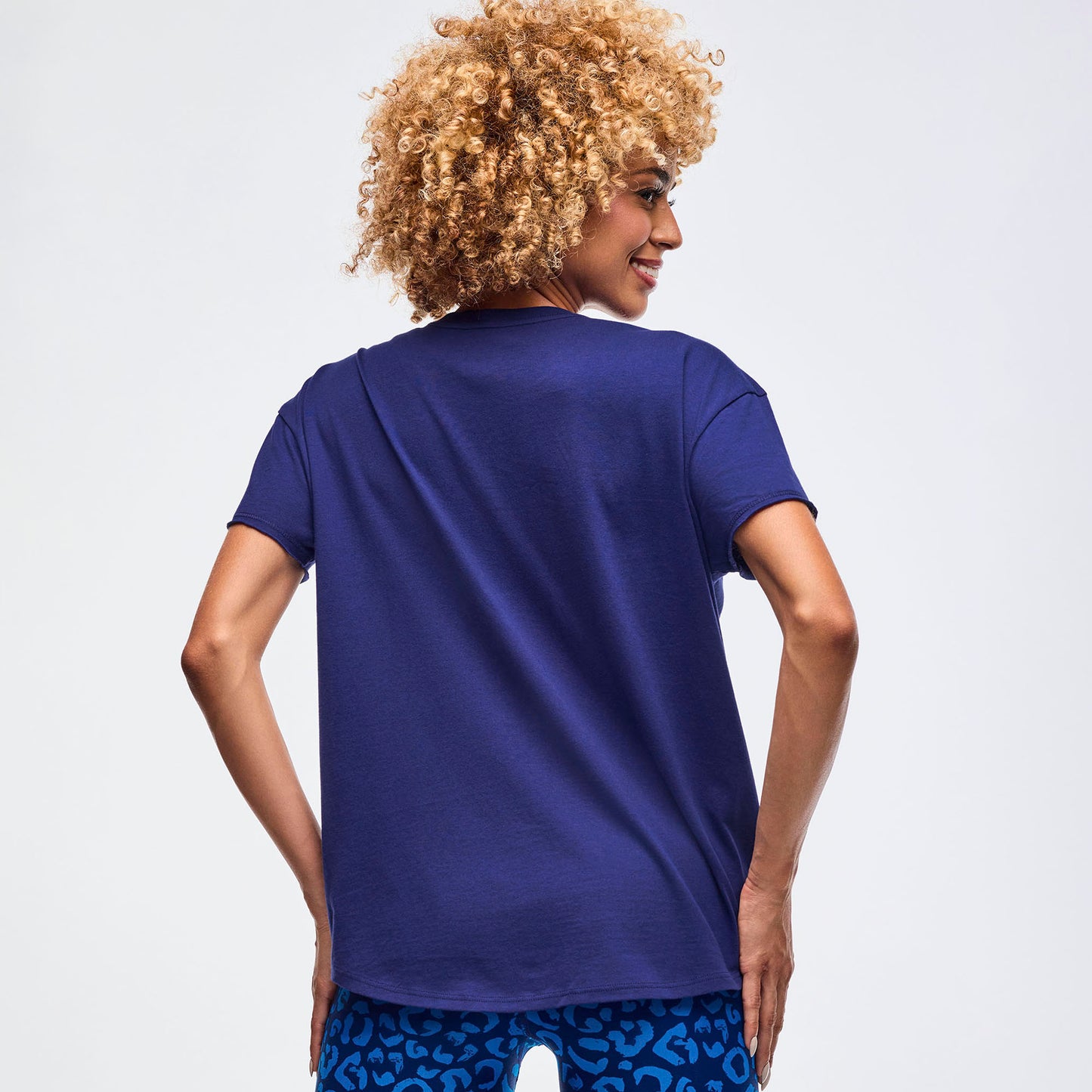Sizzlin' High Low Crew Neck Top