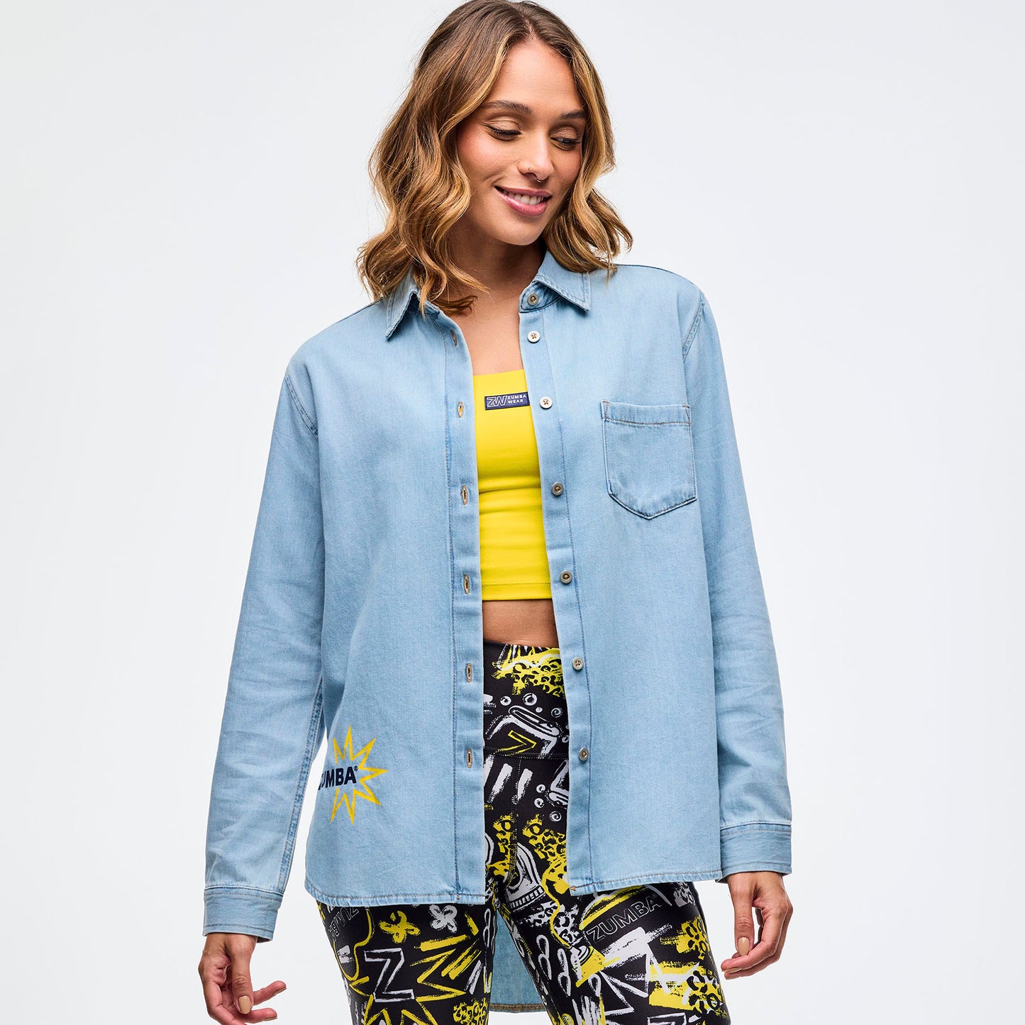 Sizzlin' Long Sleeve High Low Button Down