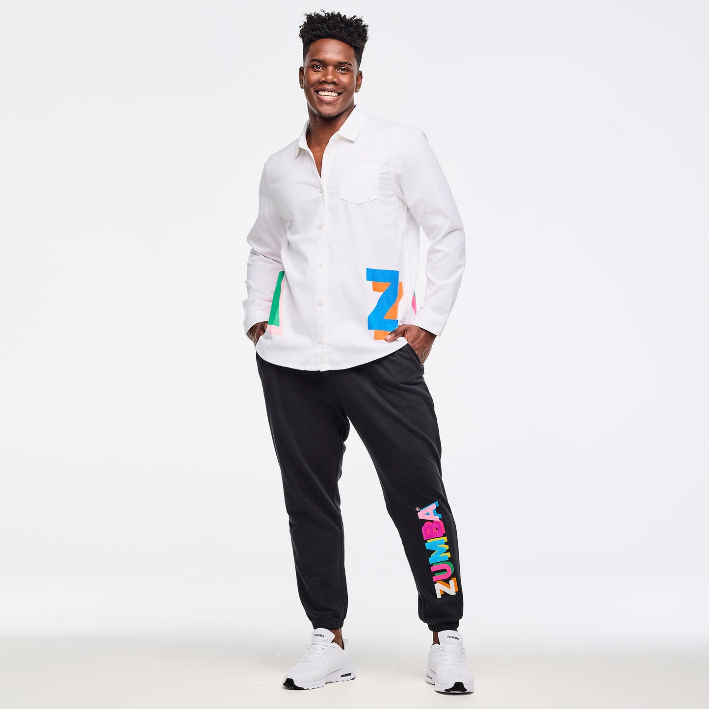 Zumba Multicolor Button Down