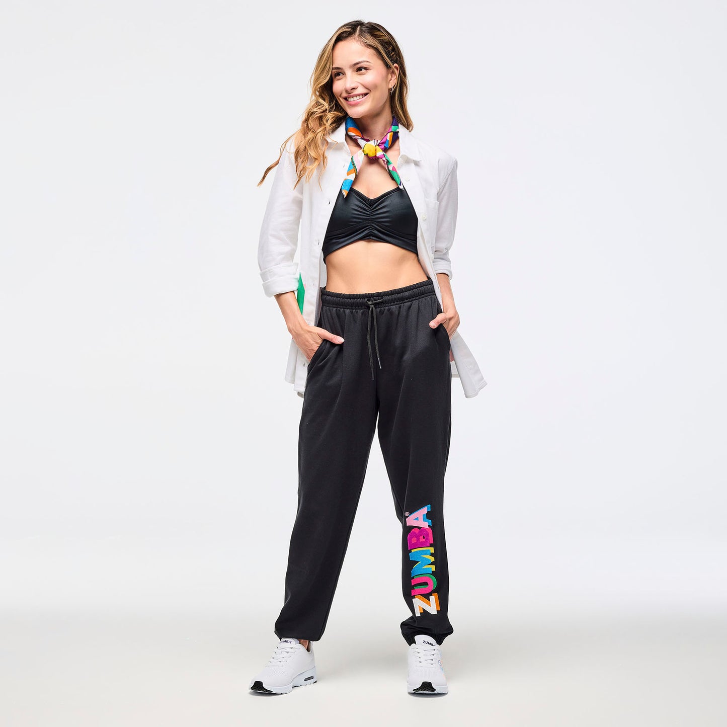Zumba Multicolor Button Down