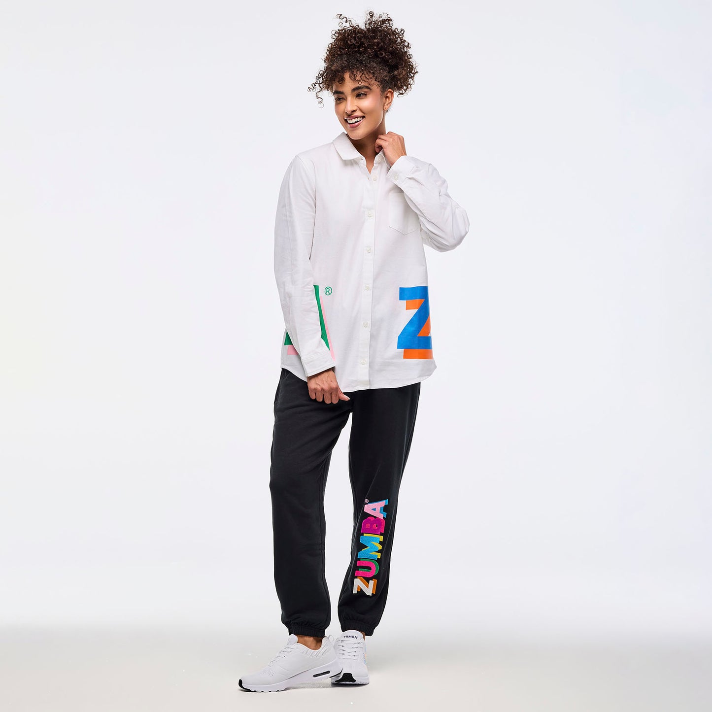 Zumba Multicolor Button Down