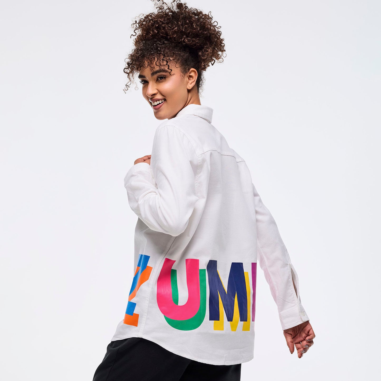 Zumba Multicolor Button Down