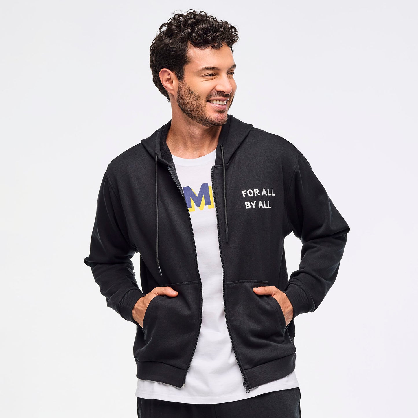 Zumba Multicolor Logo Zip-Up Hoodie